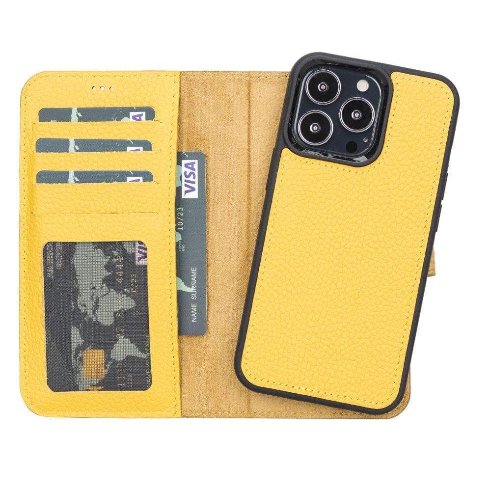 Magic iPhone 13 Mini Detachable Leather Wallet Case