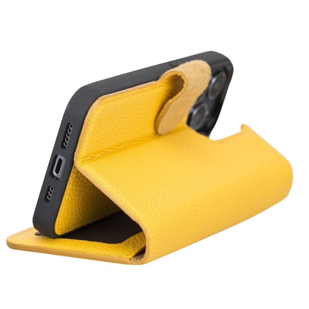 Magic iPhone 13 Mini Detachable Leather Wallet Case