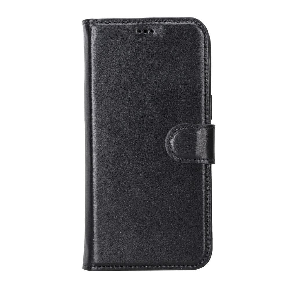 Black phone wallet case on a white background