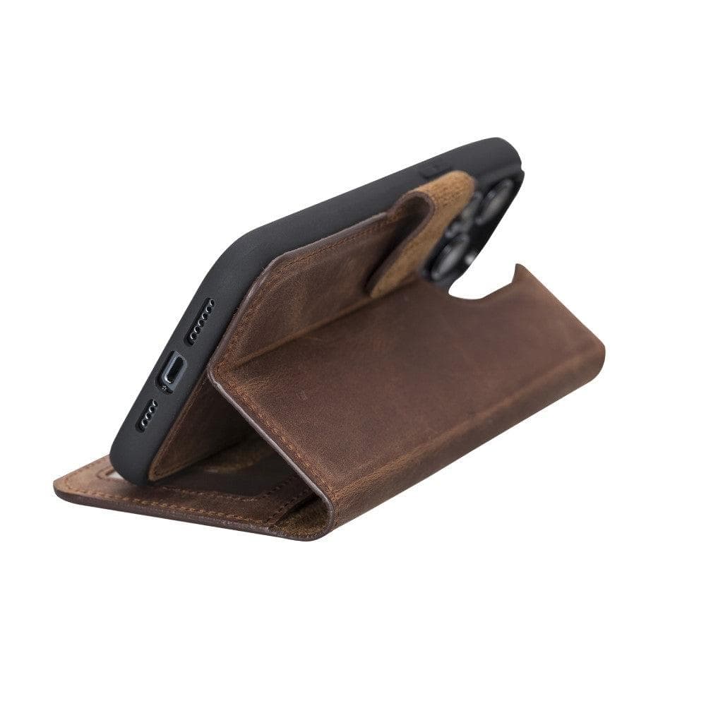 iPhone 14 (6.1") Magic Detachable Leather Wallet Case