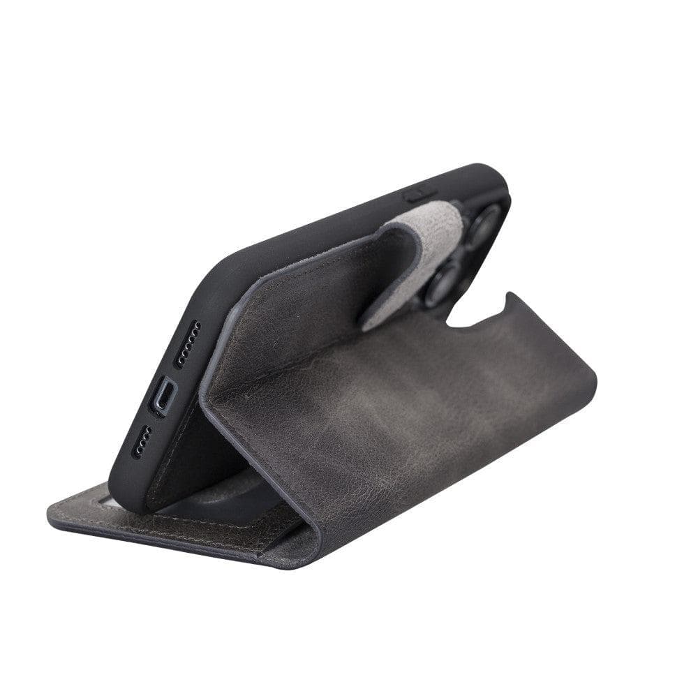 Étui portefeuille amovible en cuir Magic pour iPhone 14 Plus