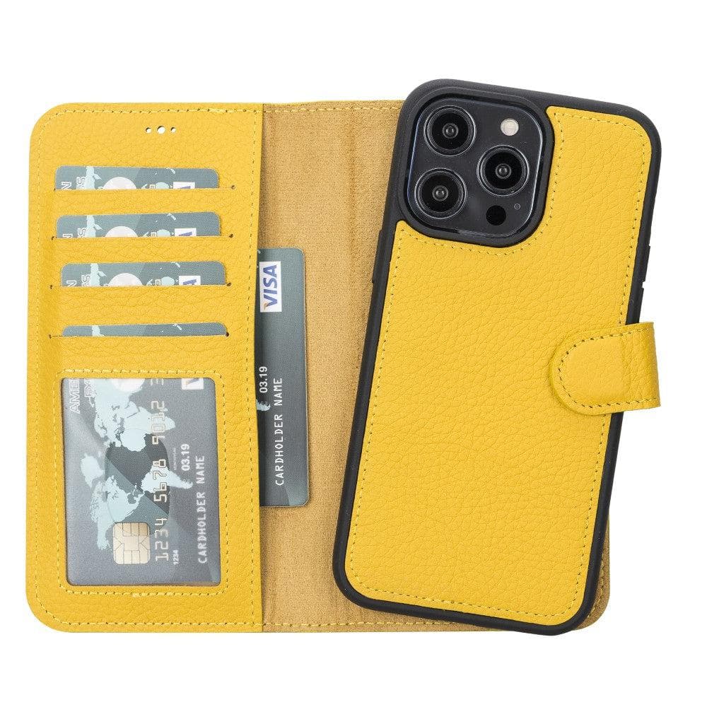Étui portefeuille amovible en cuir Magic pour iPhone 14 Plus