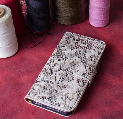 Étui portefeuille en cuir pour iPhone 5/5S