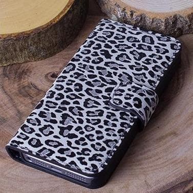 Étui portefeuille en cuir pour iPhone 5/5S