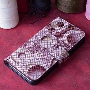 Étui portefeuille en cuir pour iPhone 5/5S
