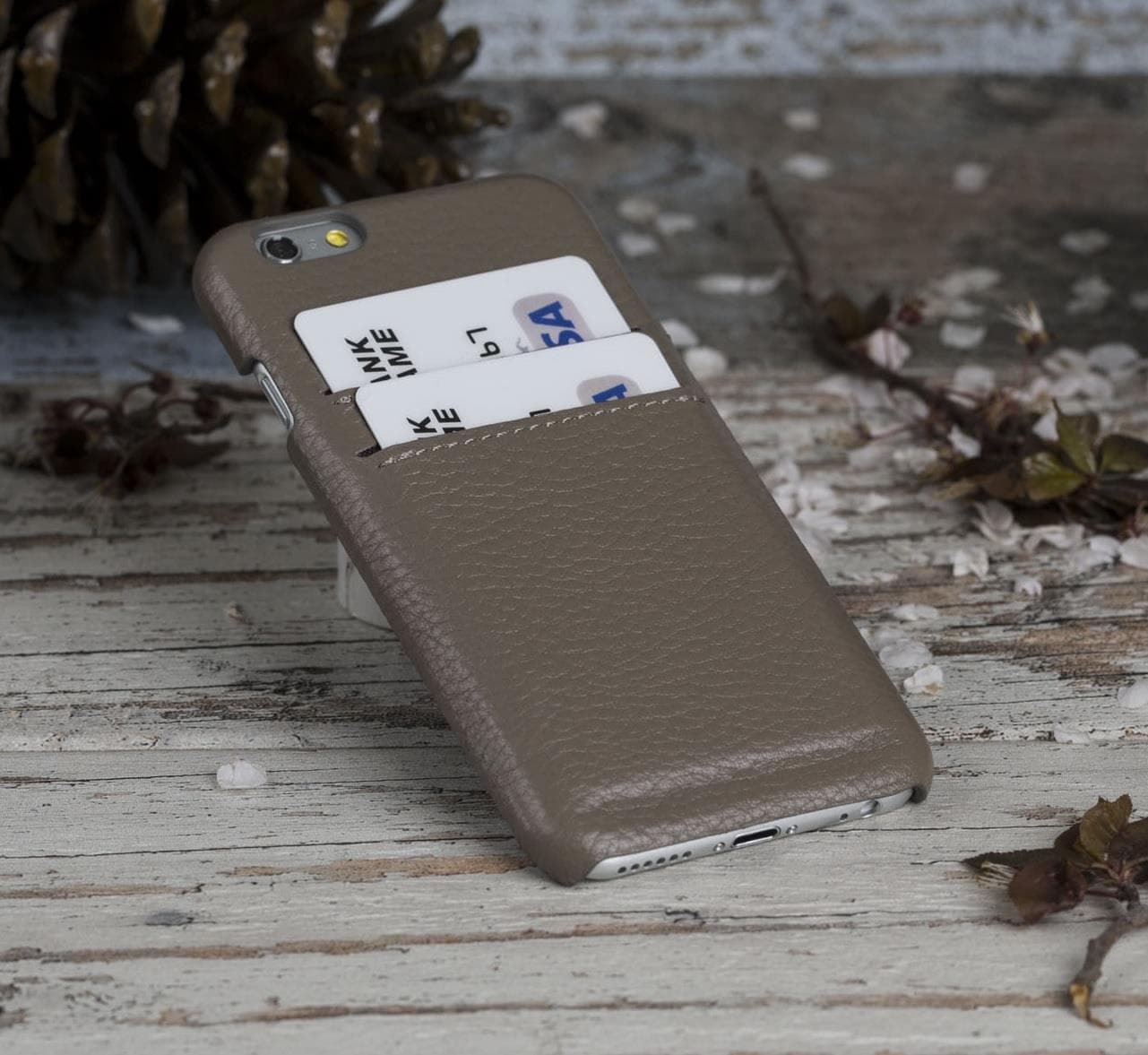 Étui en cuir Ultimate Jacket pour iPhone 6/6S avec porte-cartes