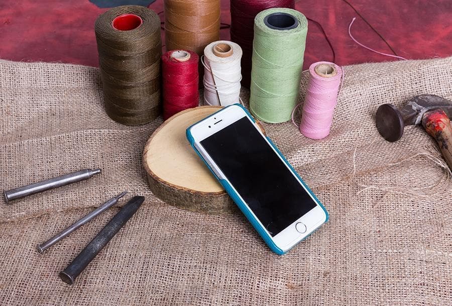 Étui en cuir Ultimate Jacket pour iPhone 6/6S avec porte-cartes