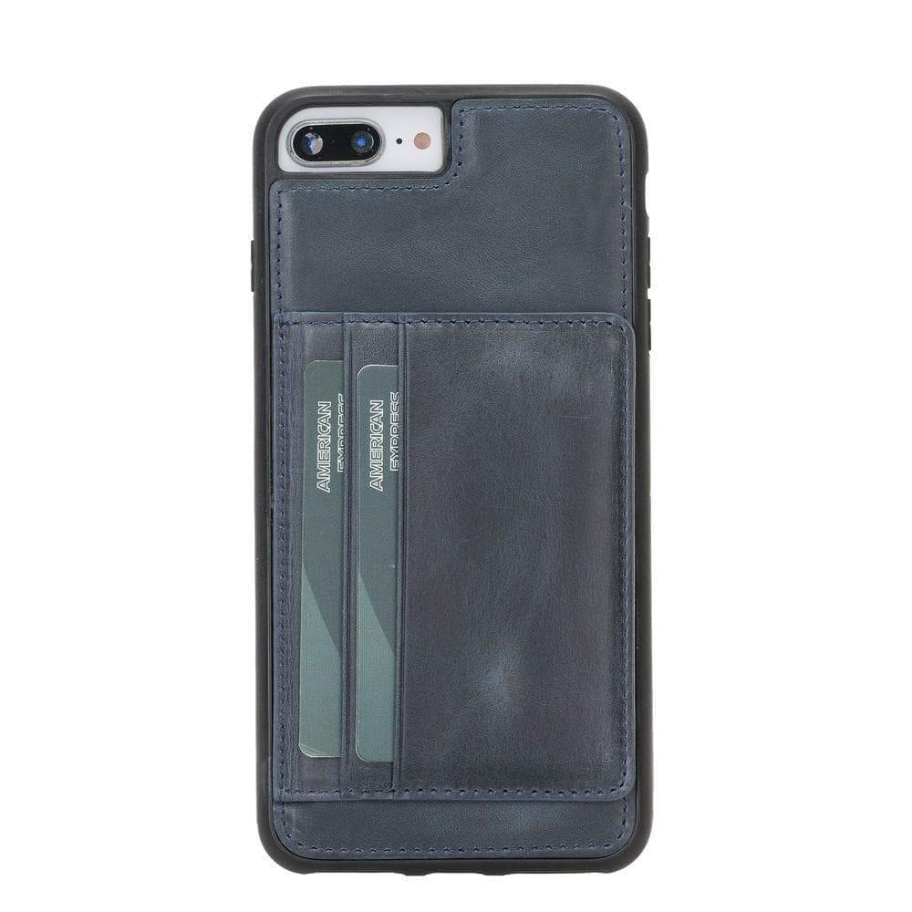 Étui en cuir avec support flexible pour iPhone 7 Plus / iPhone 8 Plus