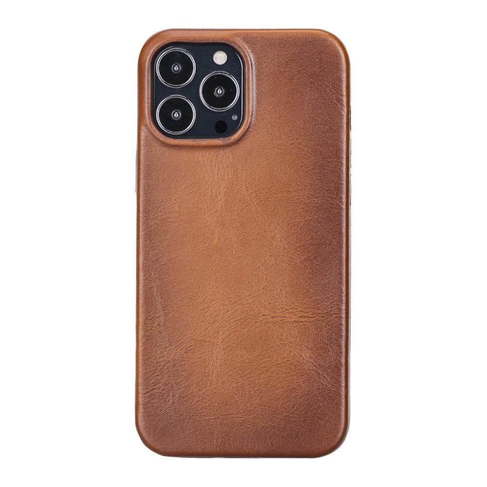 Étui en cuir Rock Cover pour iPhone 13 Pro Max