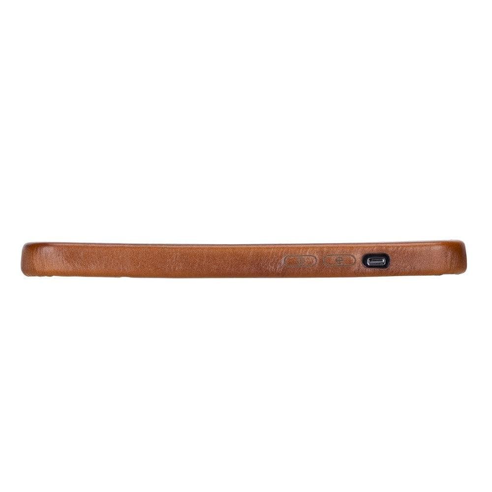 Étui en cuir Rock Cover pour iPhone 13 Pro Max