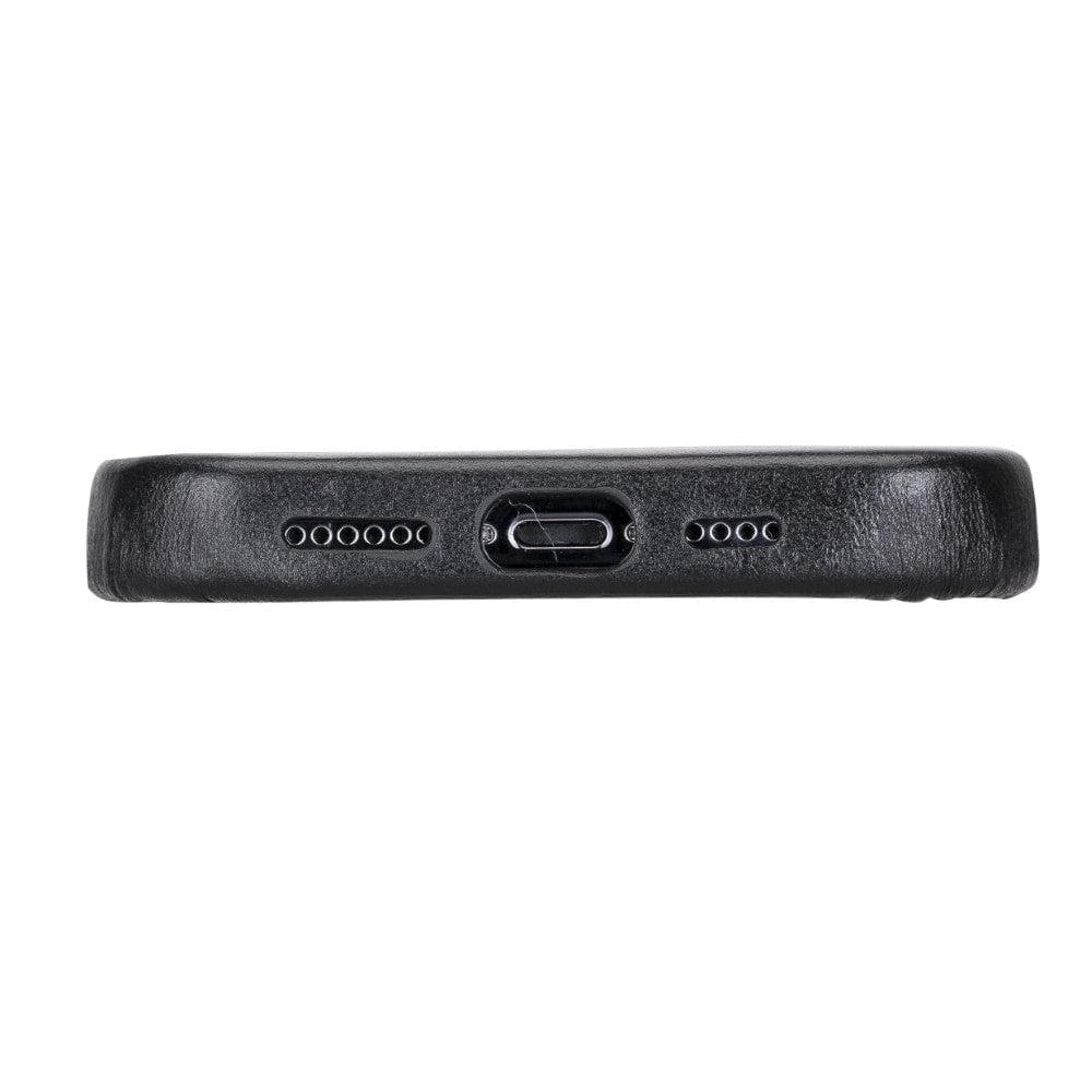 Étui en cuir Rock Cover pour iPhone 13 Pro Max