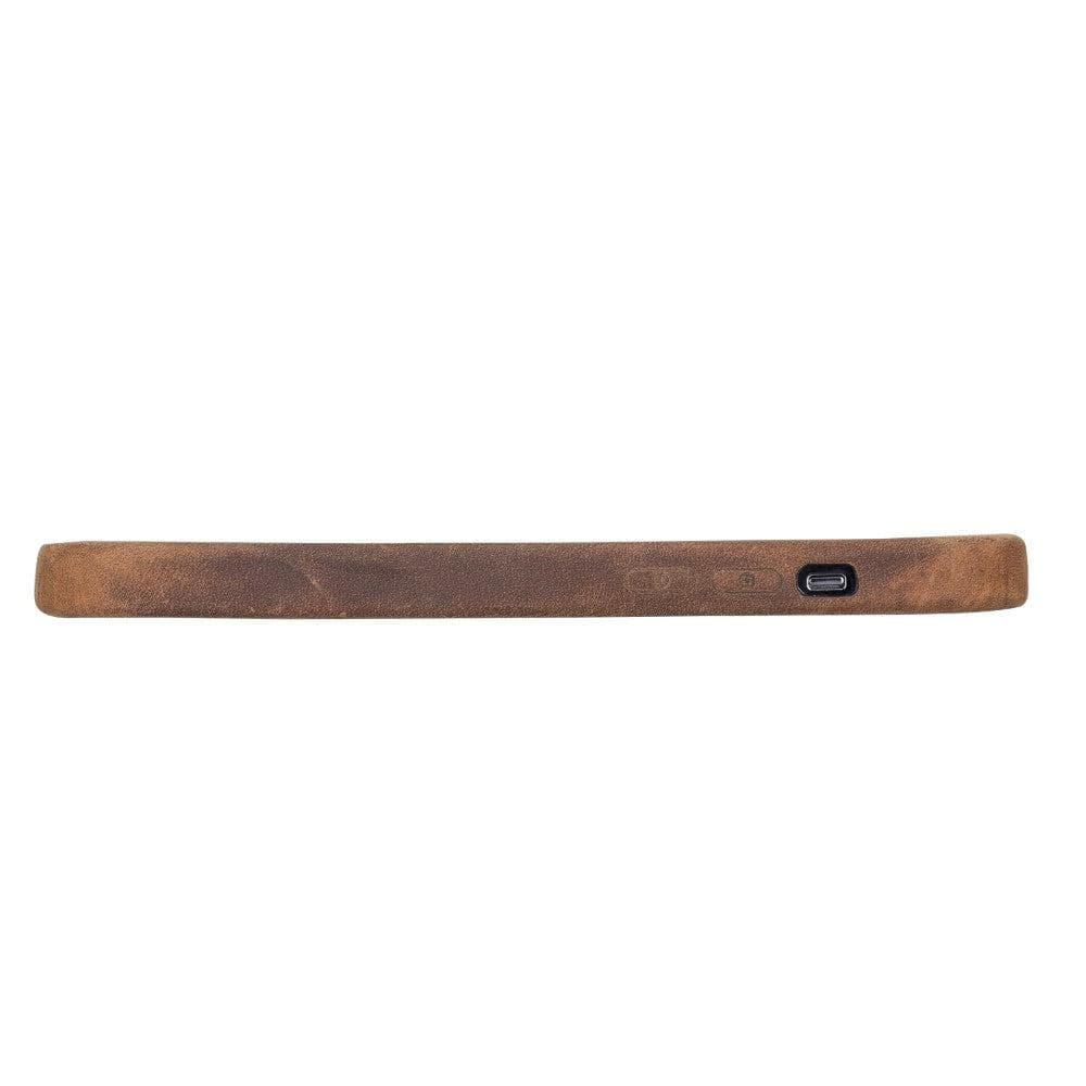 Étui en cuir Rock Cover pour iPhone 13 Pro Max