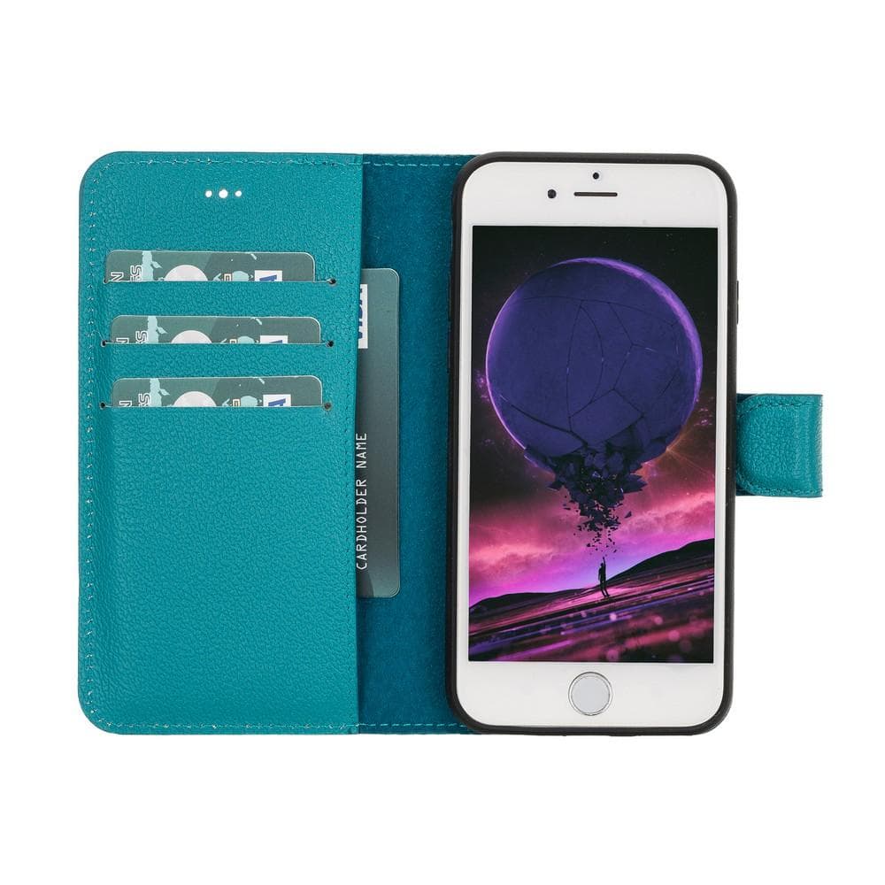 Magic iPhone SE / 8 / 7 Detachable Leather Wallet Case