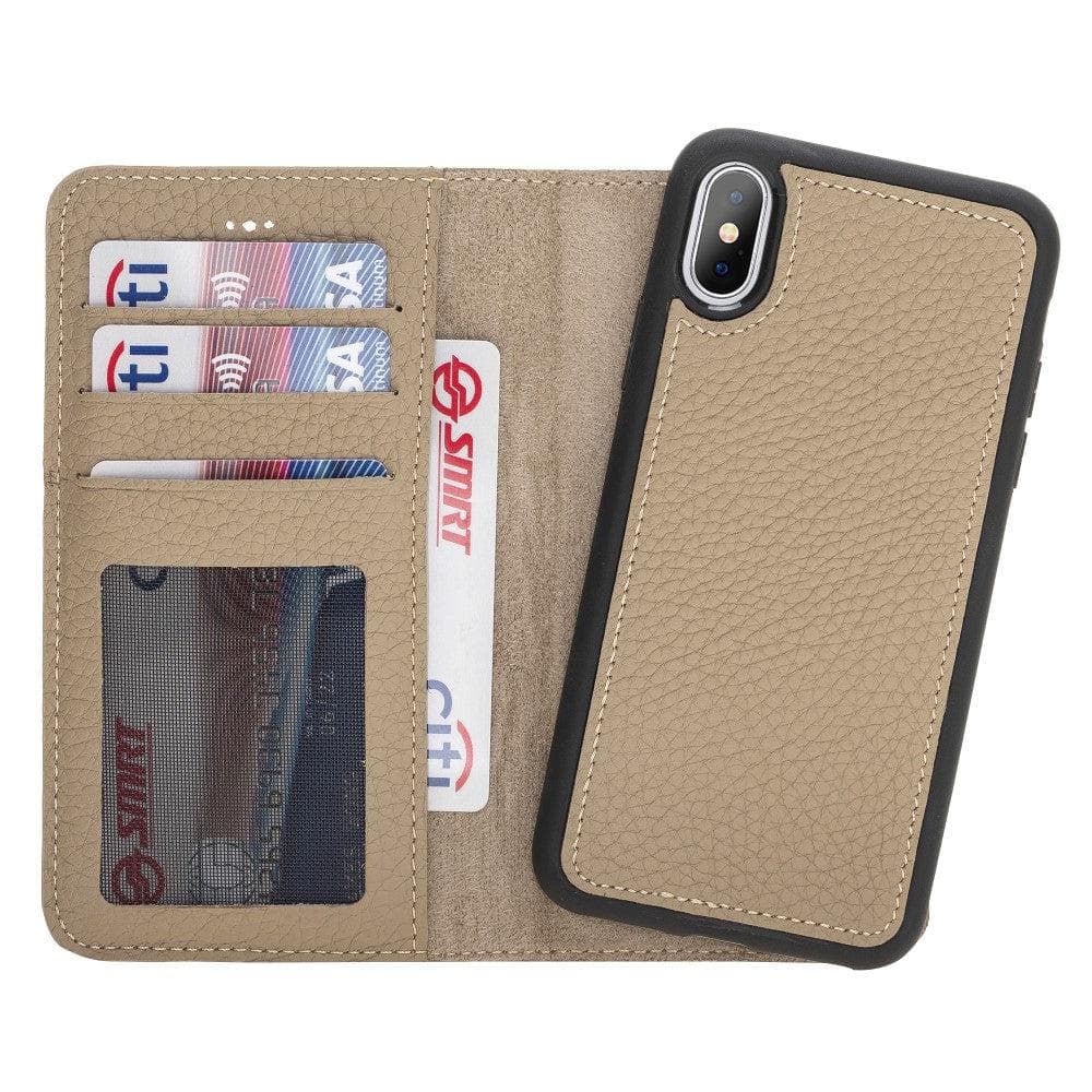 Magic iPhone X / XS Detachable Leather Wallet Case