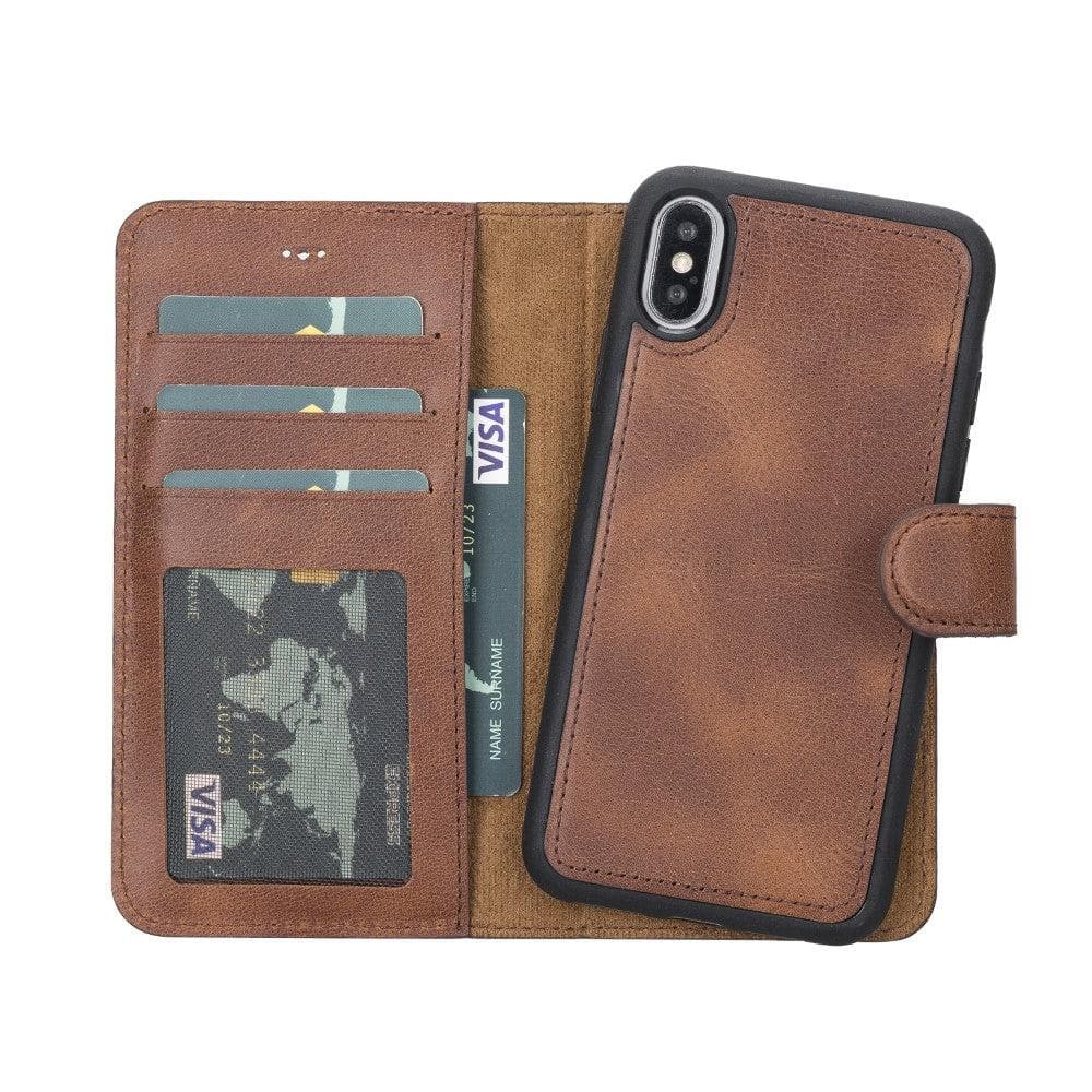 Magic iPhone X / XS Detachable Leather Wallet Case