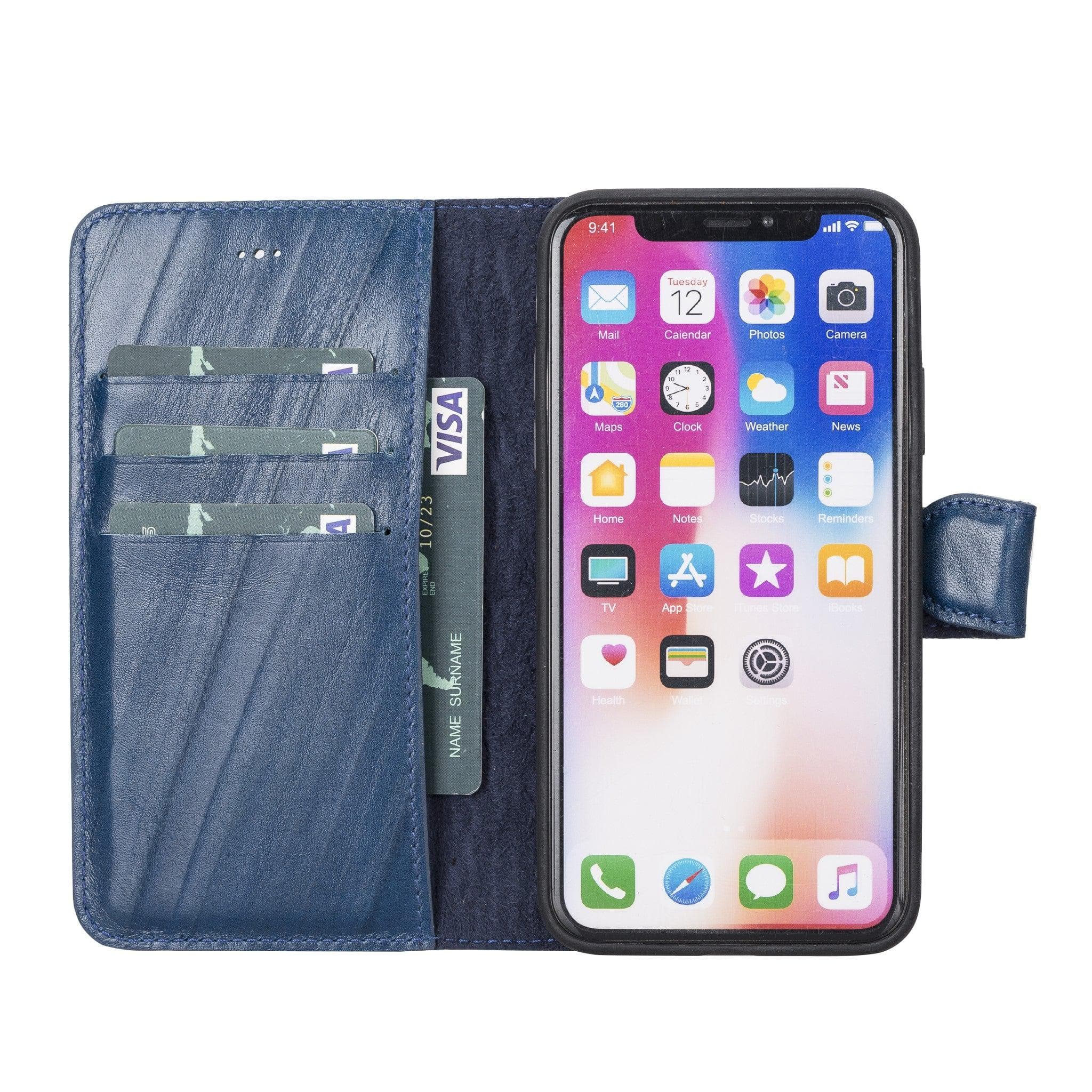 Magic iPhone X / XS Detachable Leather Wallet Case