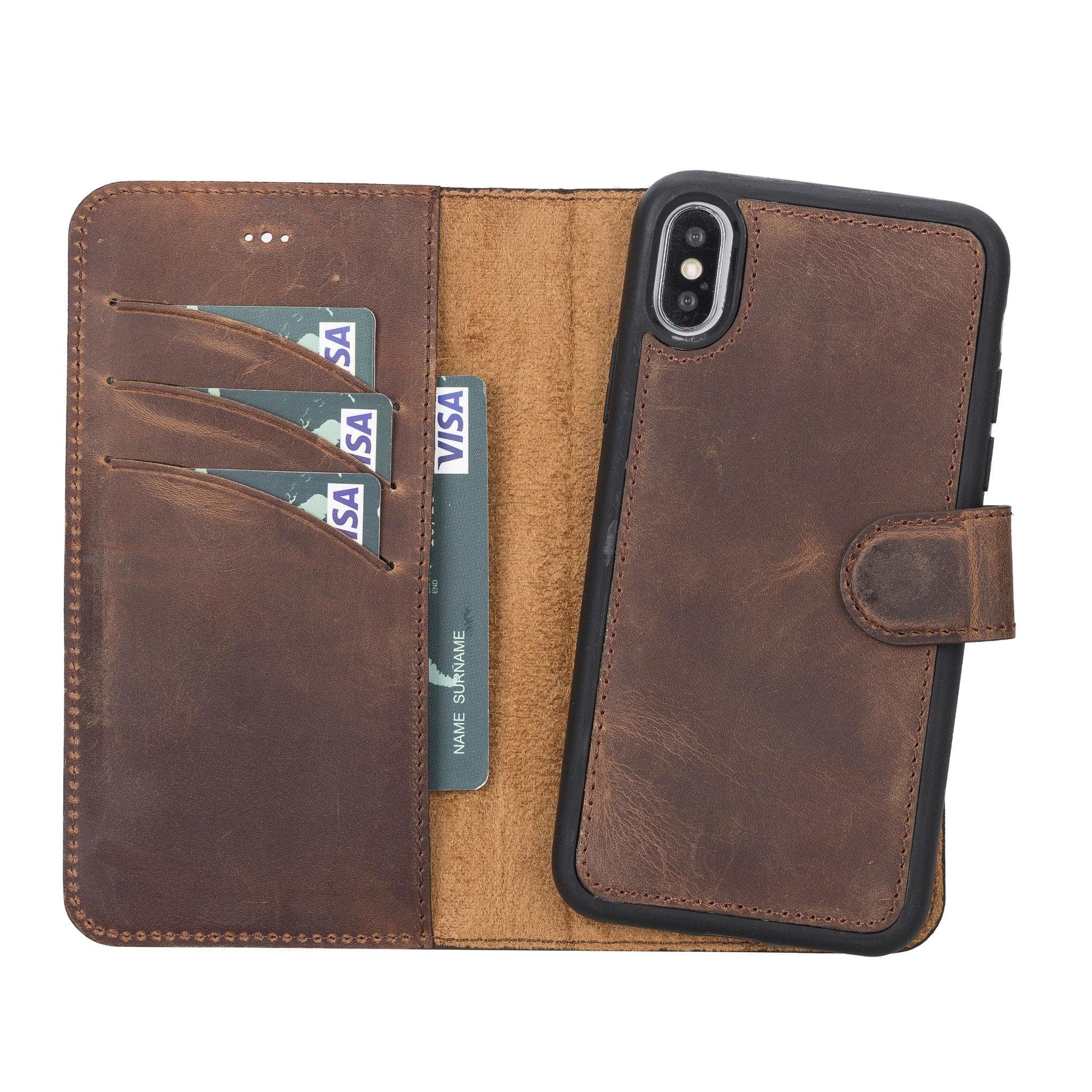 Magic iPhone X / XS Detachable Leather Wallet Case