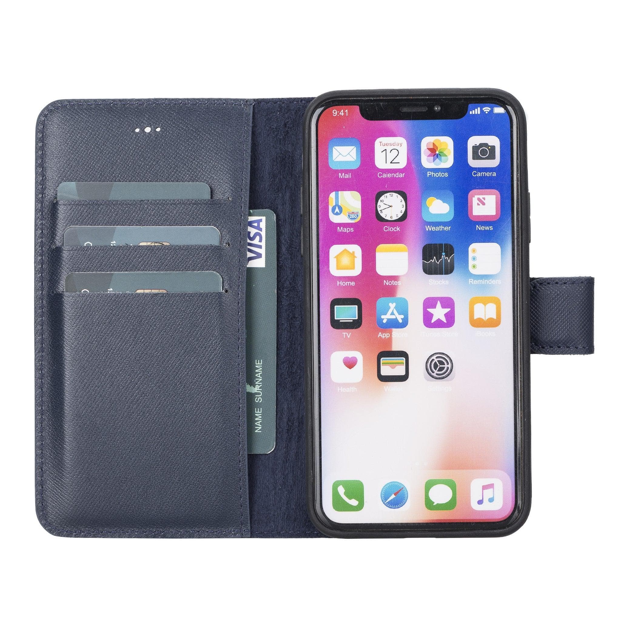 Magic iPhone XR Detachable Leather Wallet Case