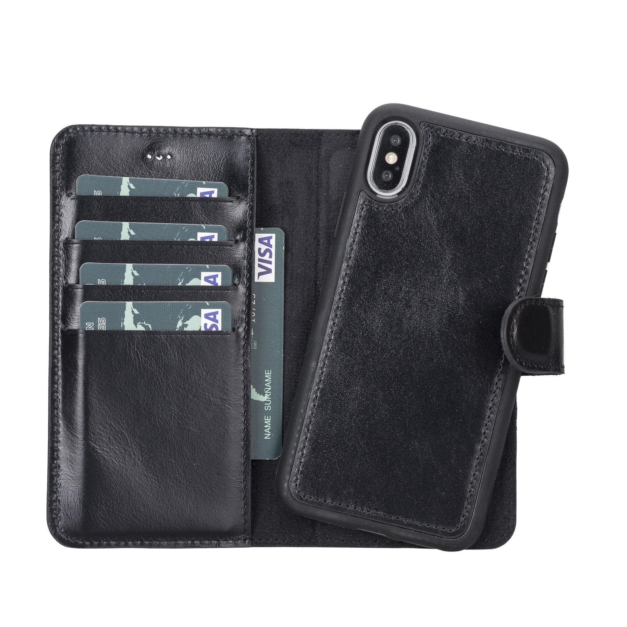 Magic iPhone X / XS Detachable Leather Wallet Case