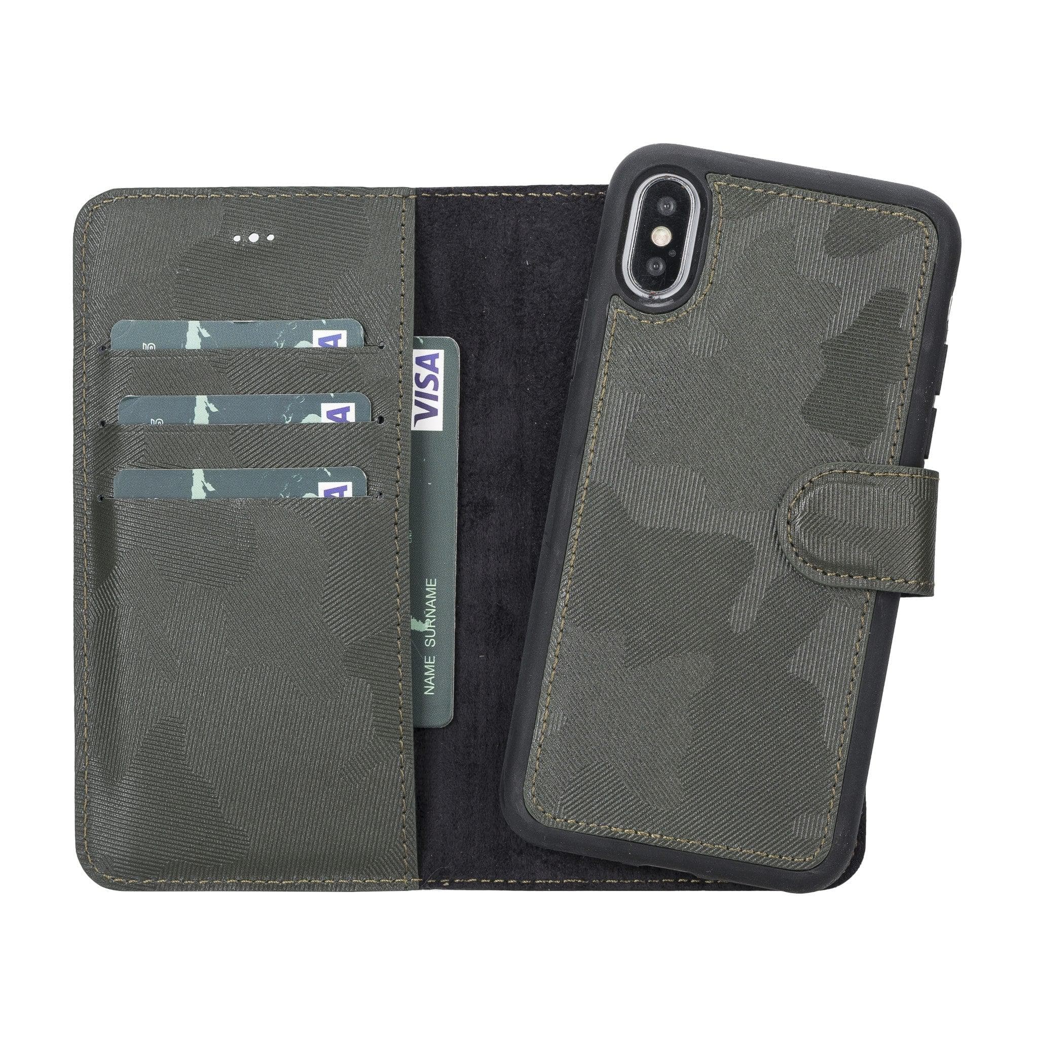 Magic iPhone XR Detachable Leather Wallet Case