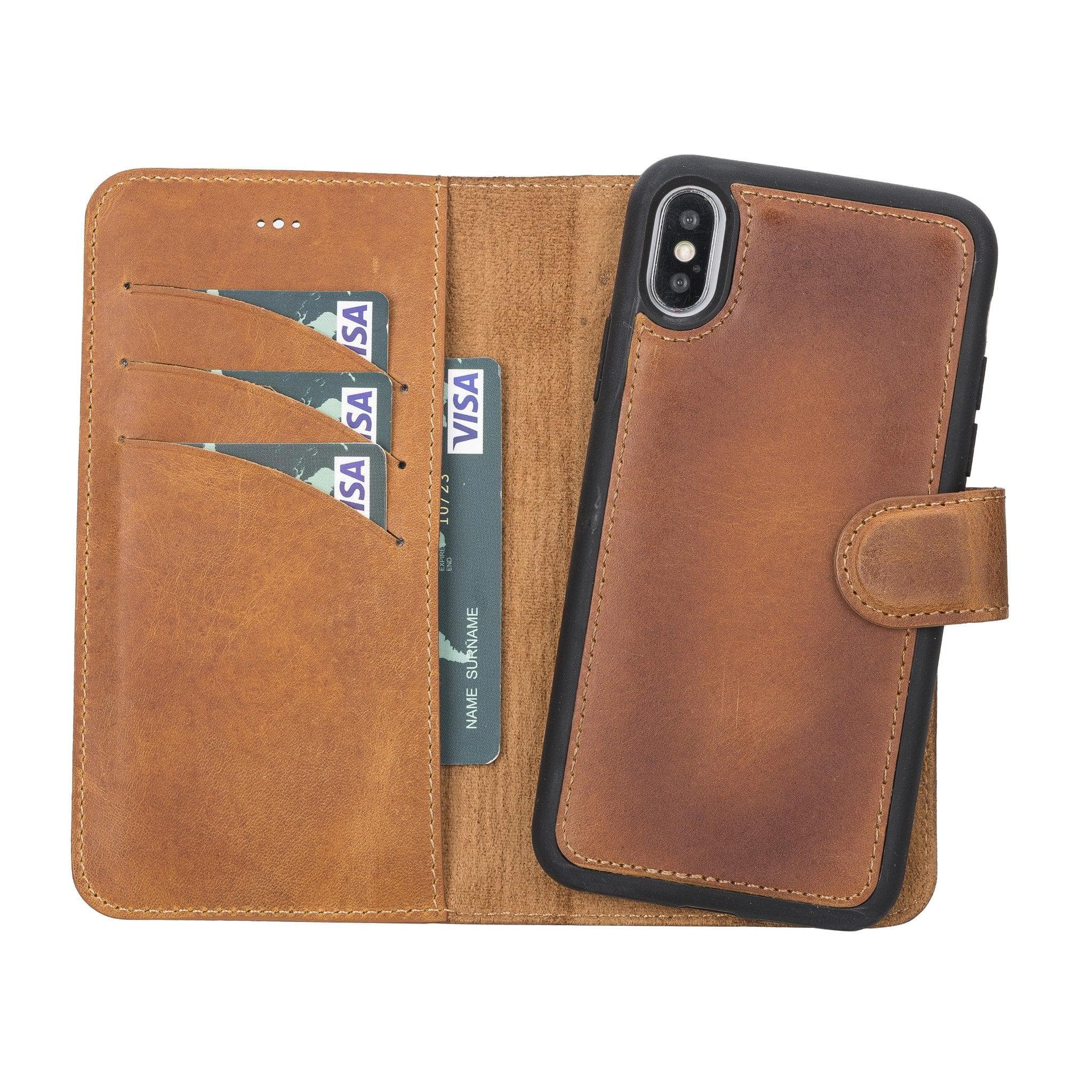 Magic iPhone X / XS Detachable Leather Wallet Case