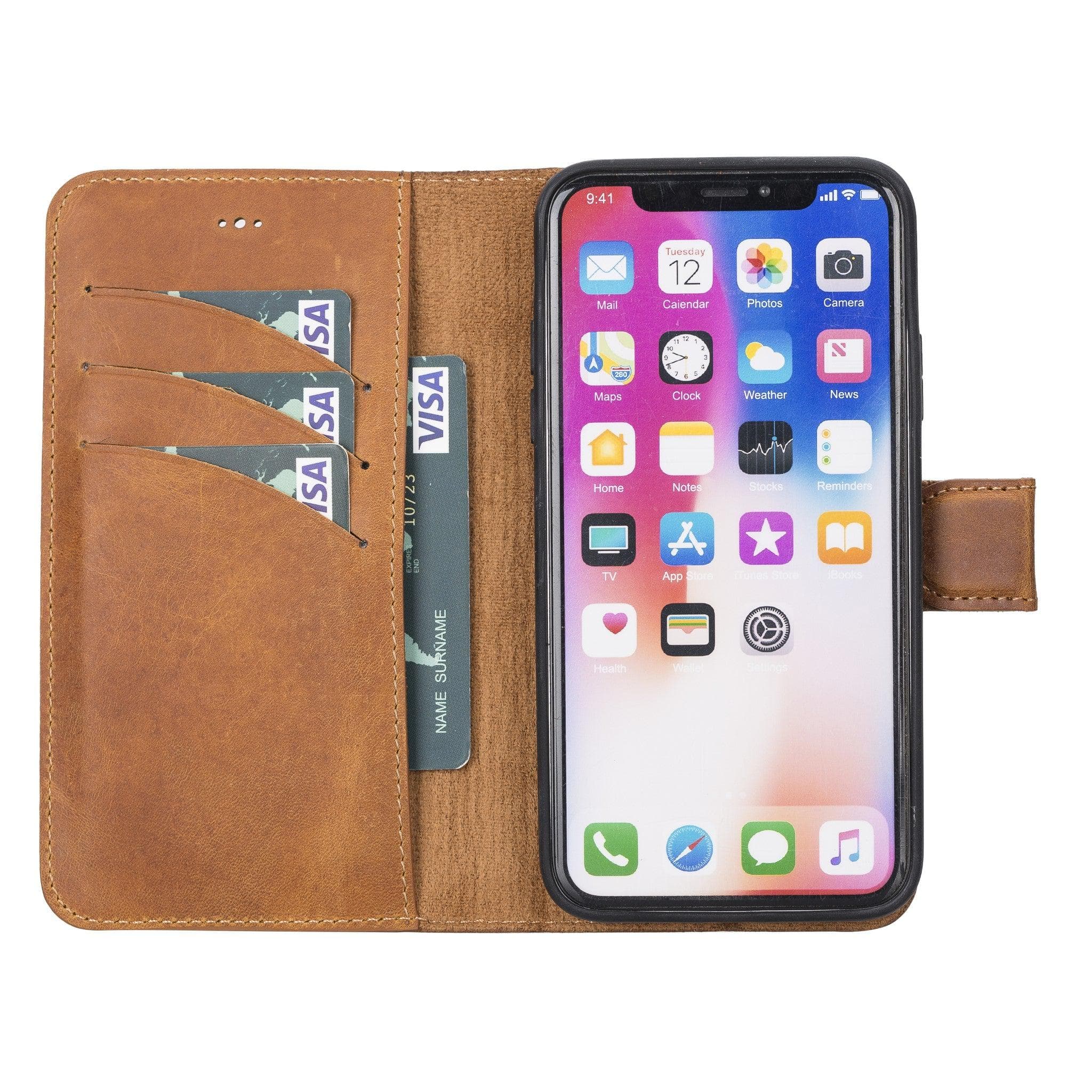 Magic iPhone XR Detachable Leather Wallet Case