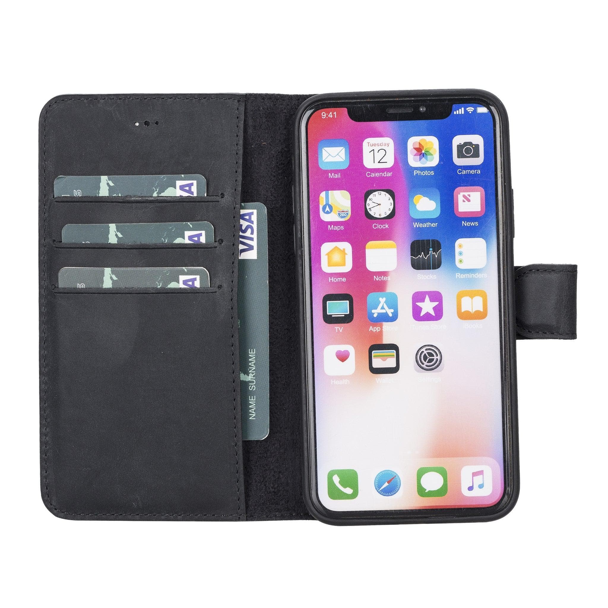 Magic iPhone XR Detachable Leather Wallet Case