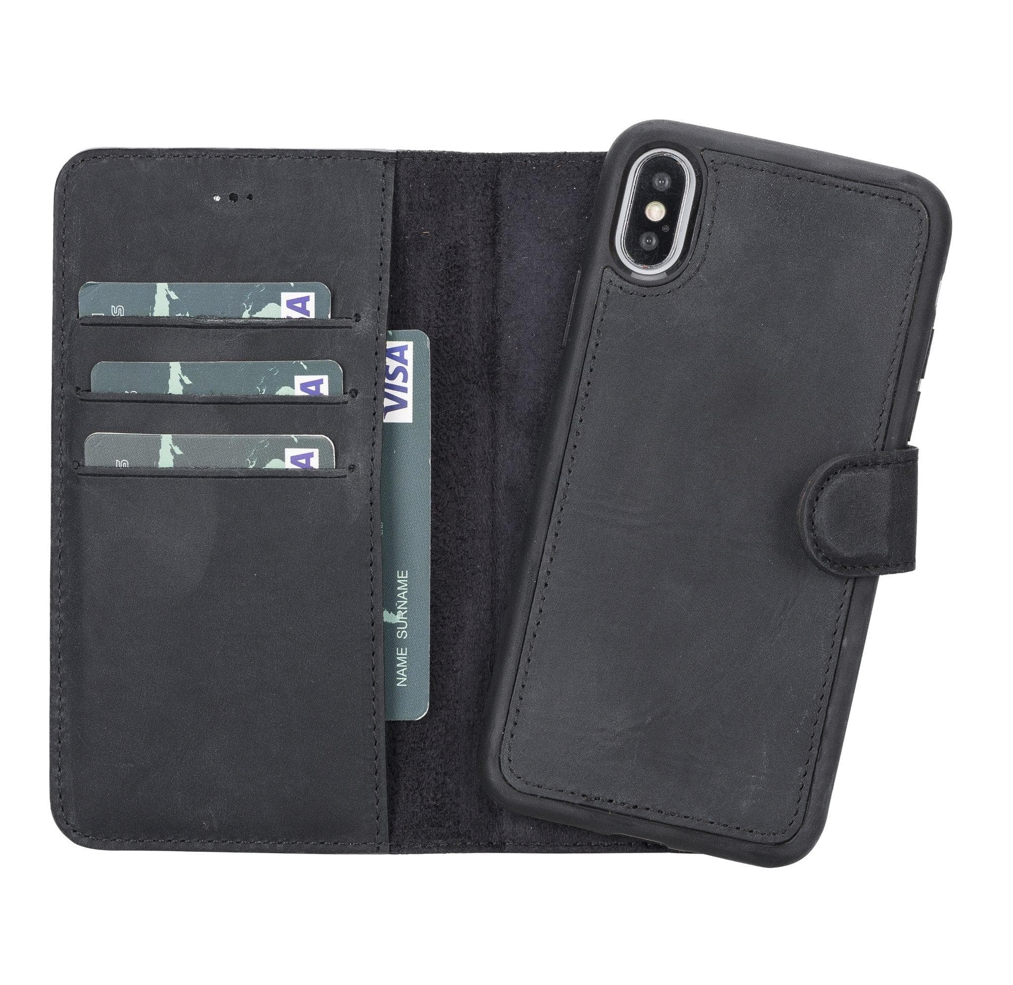 Magic iPhone X / XS Detachable Leather Wallet Case