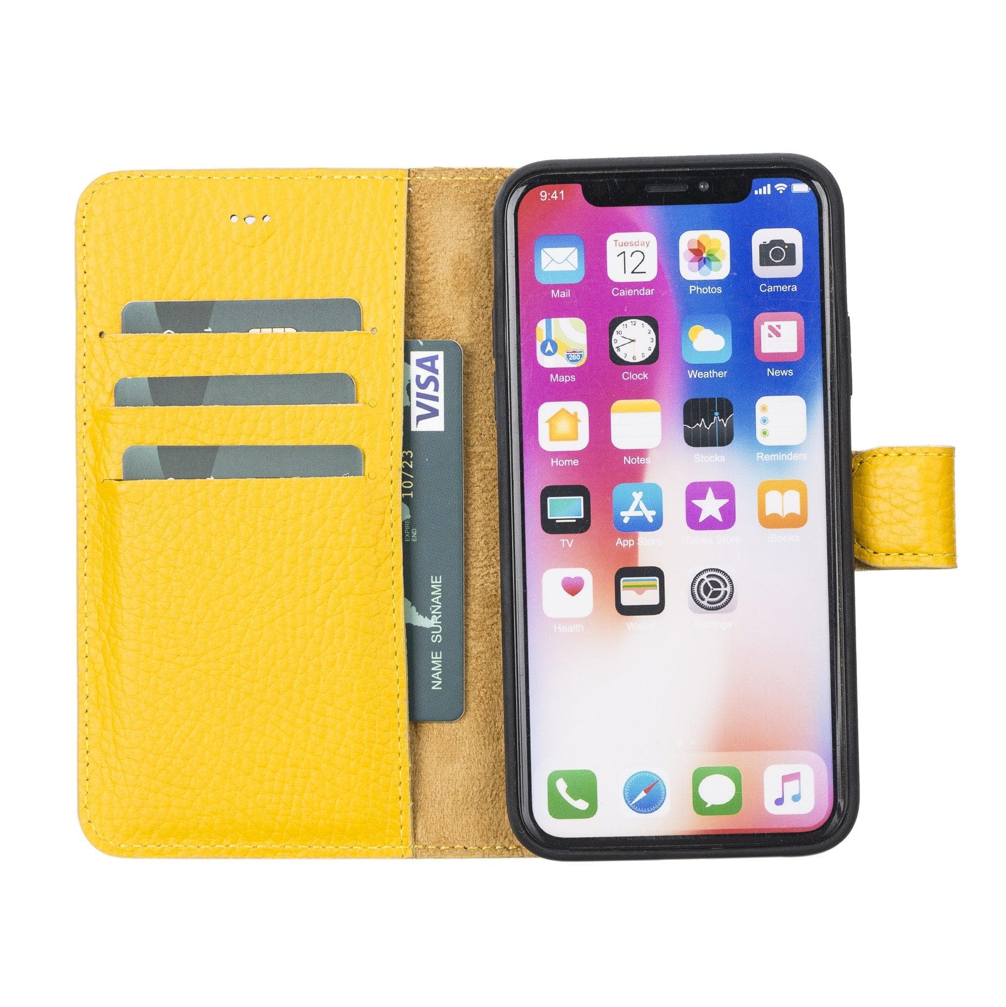 Magic iPhone X / XS Detachable Leather Wallet Case
