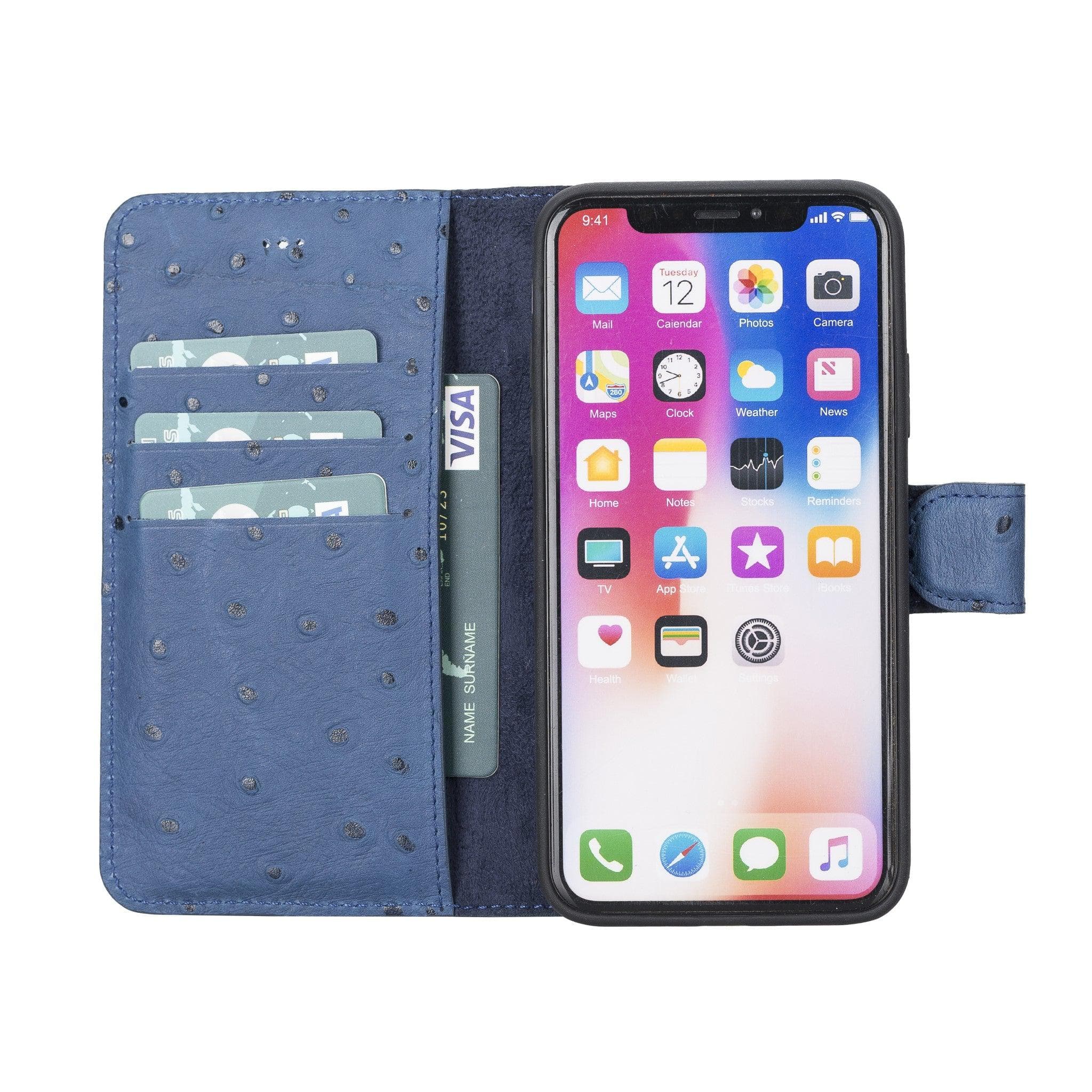 Magic iPhone X / XS Detachable Leather Wallet Case