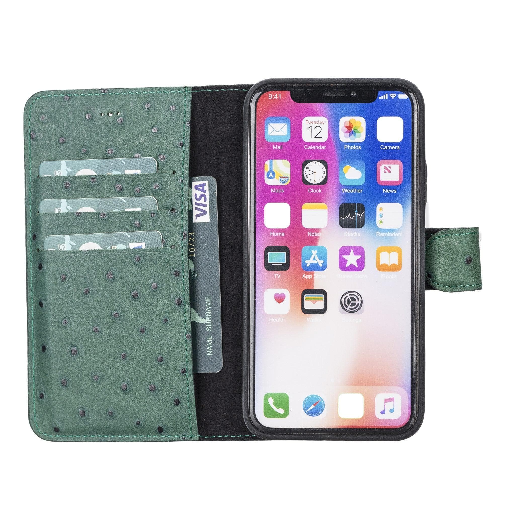 Magic iPhone XR Detachable Leather Wallet Case