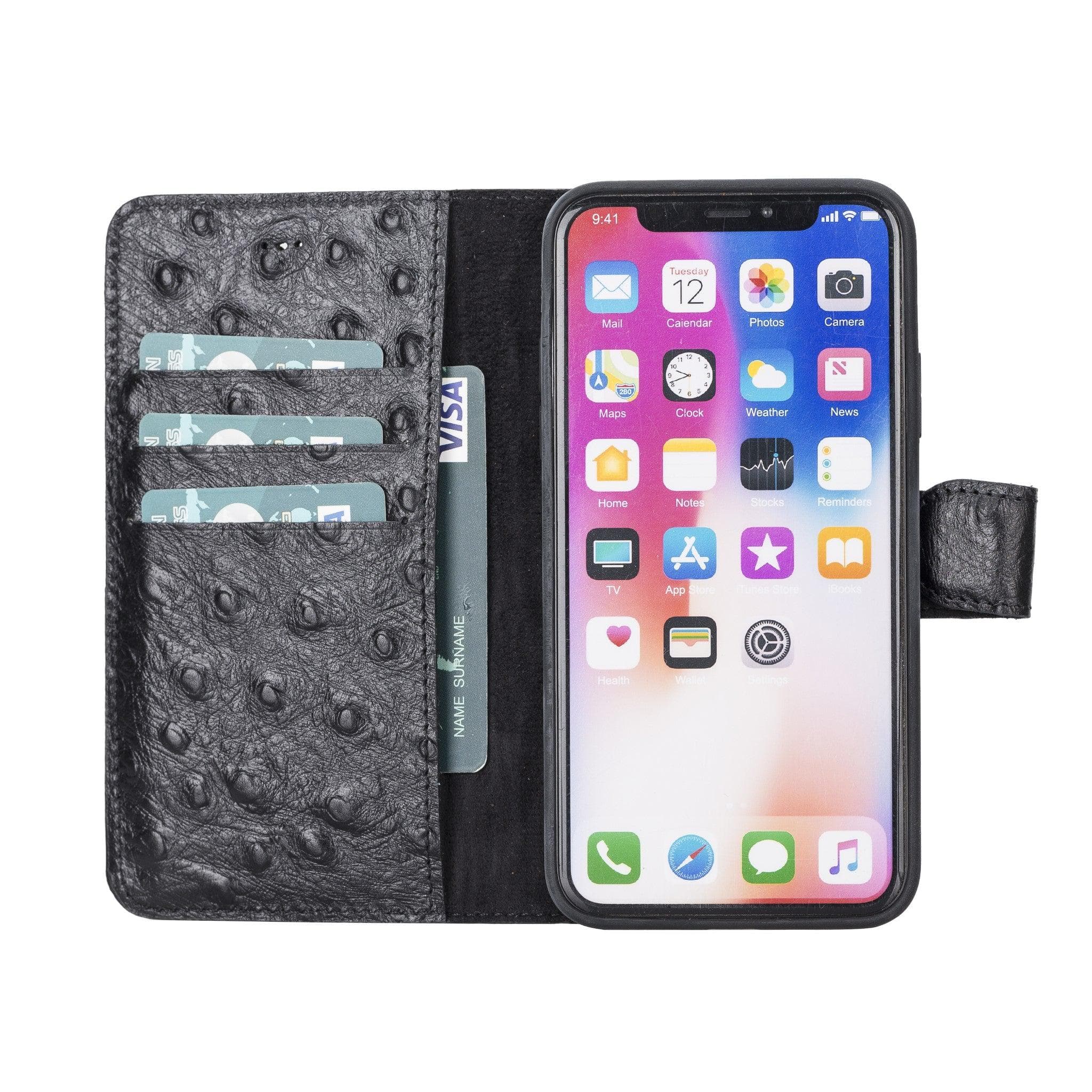 Magic iPhone XR Detachable Leather Wallet Case