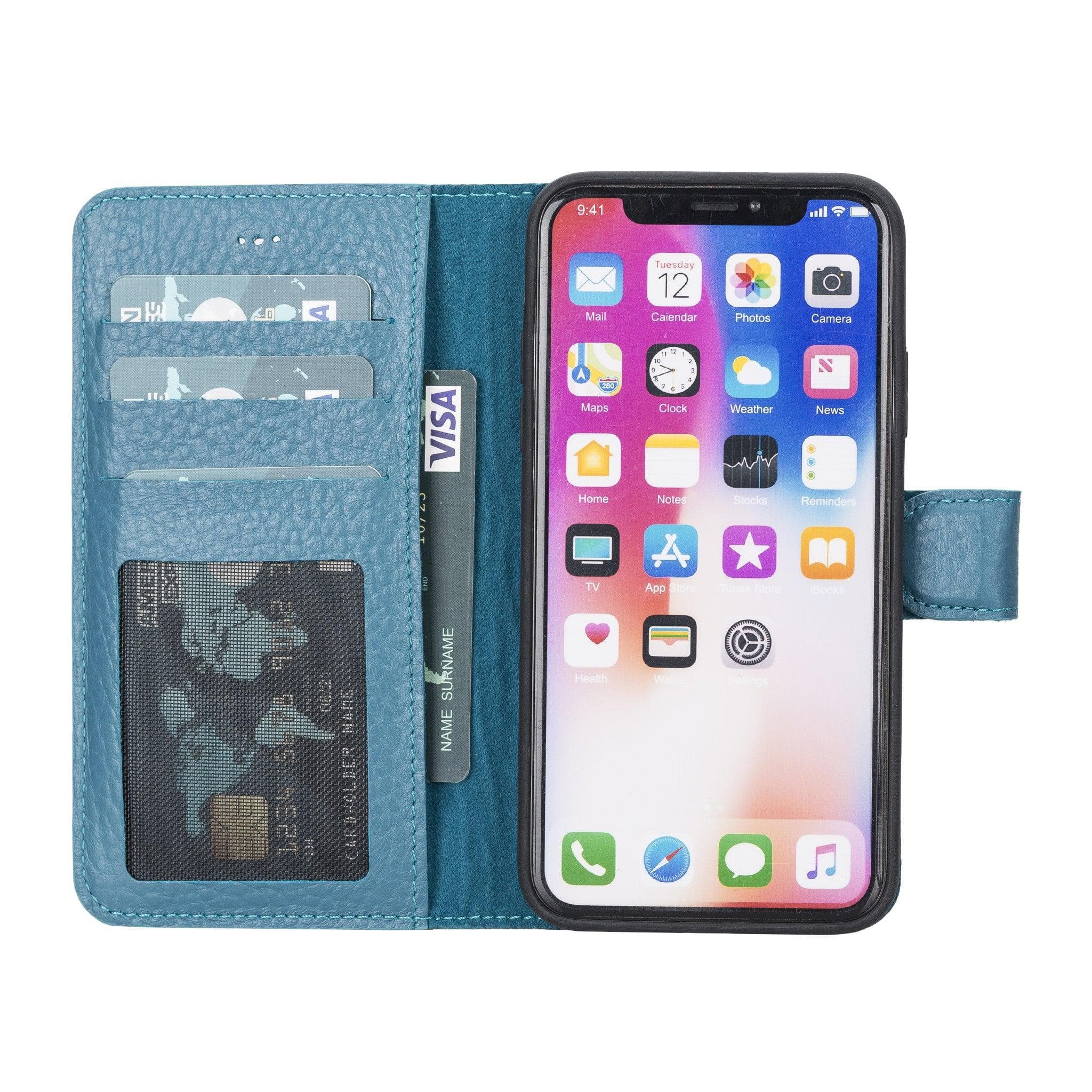 Magic iPhone X / XS Detachable Leather Wallet Case