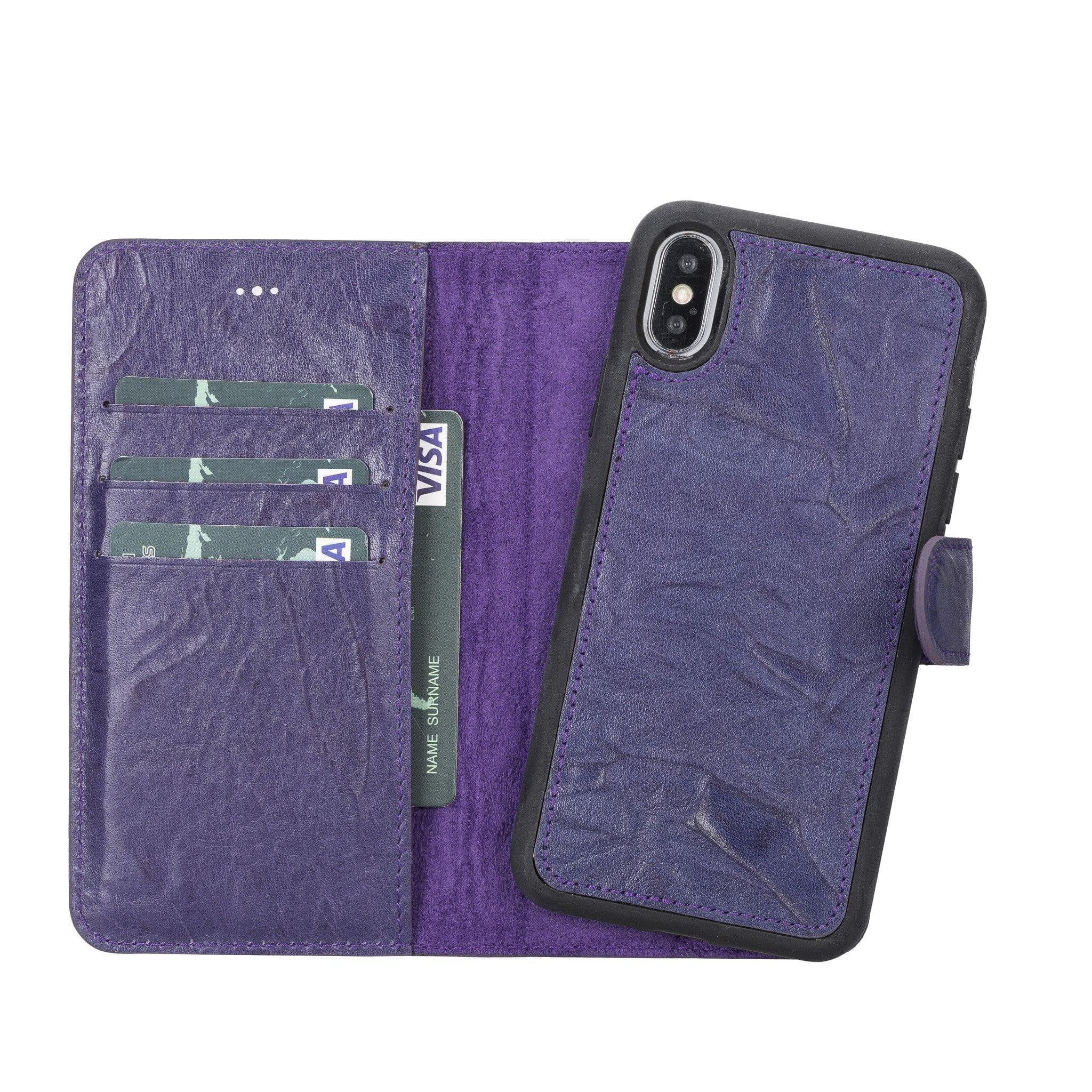 Magic iPhone X / XS Detachable Leather Wallet Case
