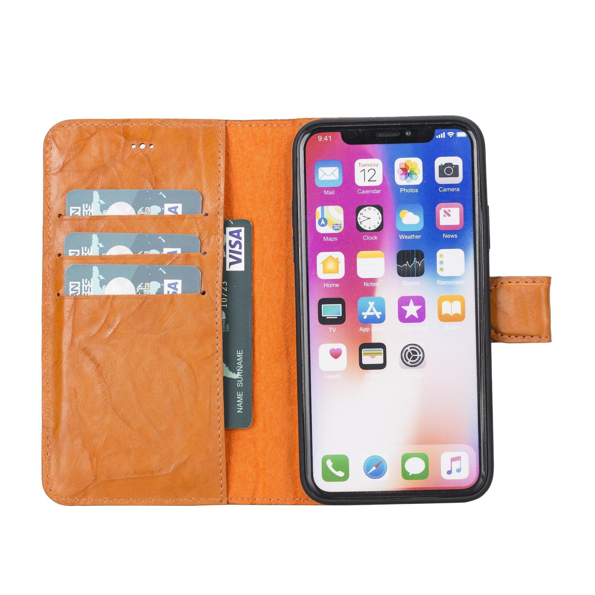 Magic iPhone XR Detachable Leather Wallet Case