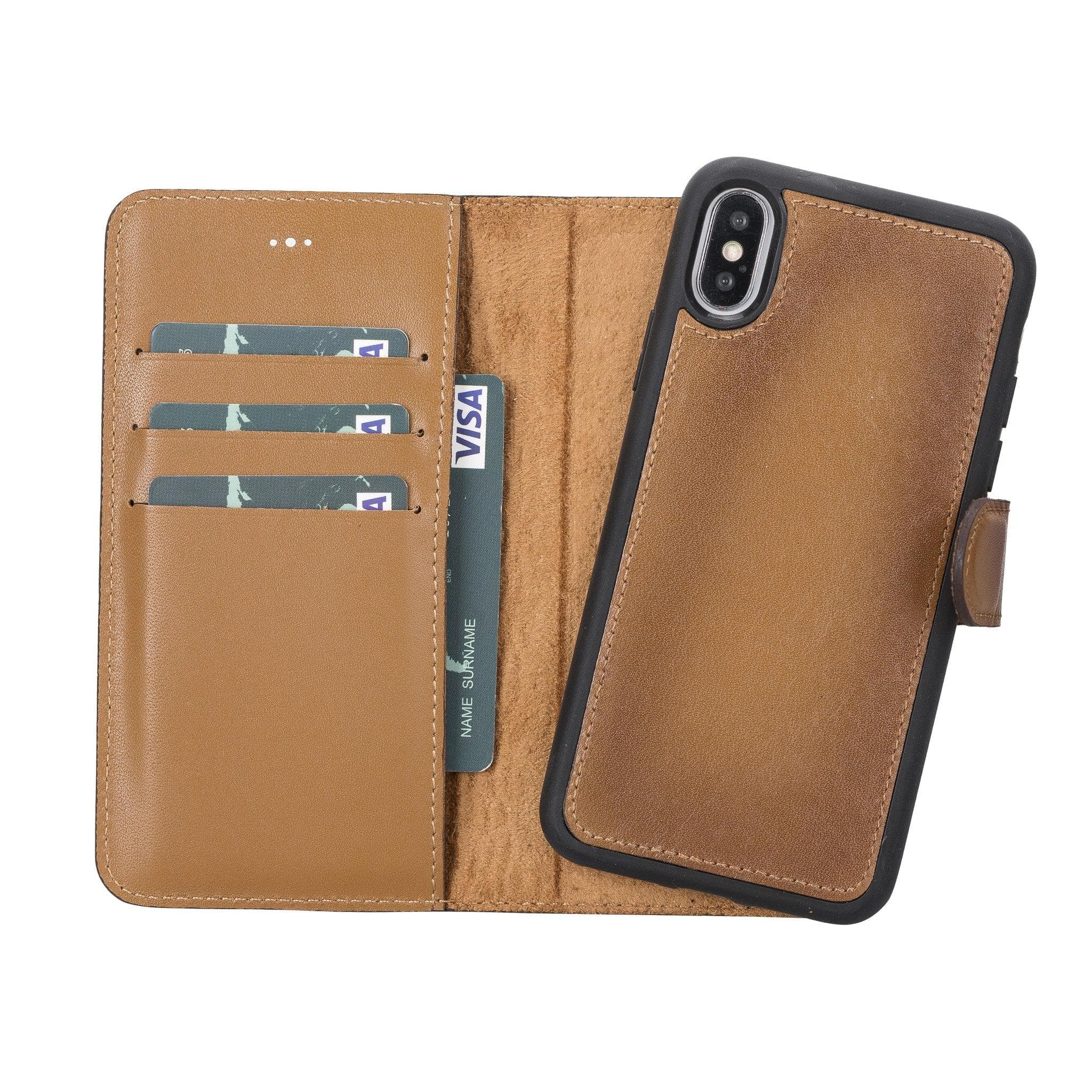 Magic iPhone X / XS Detachable Leather Wallet Case