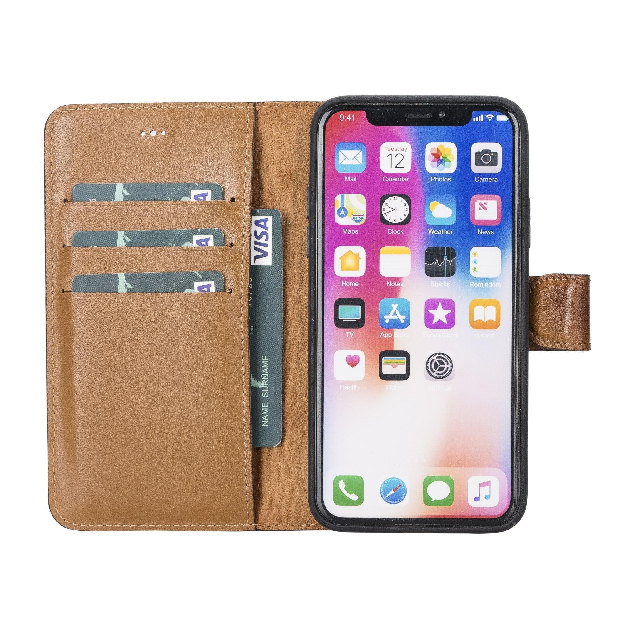 Magic iPhone XR Detachable Leather Wallet Case