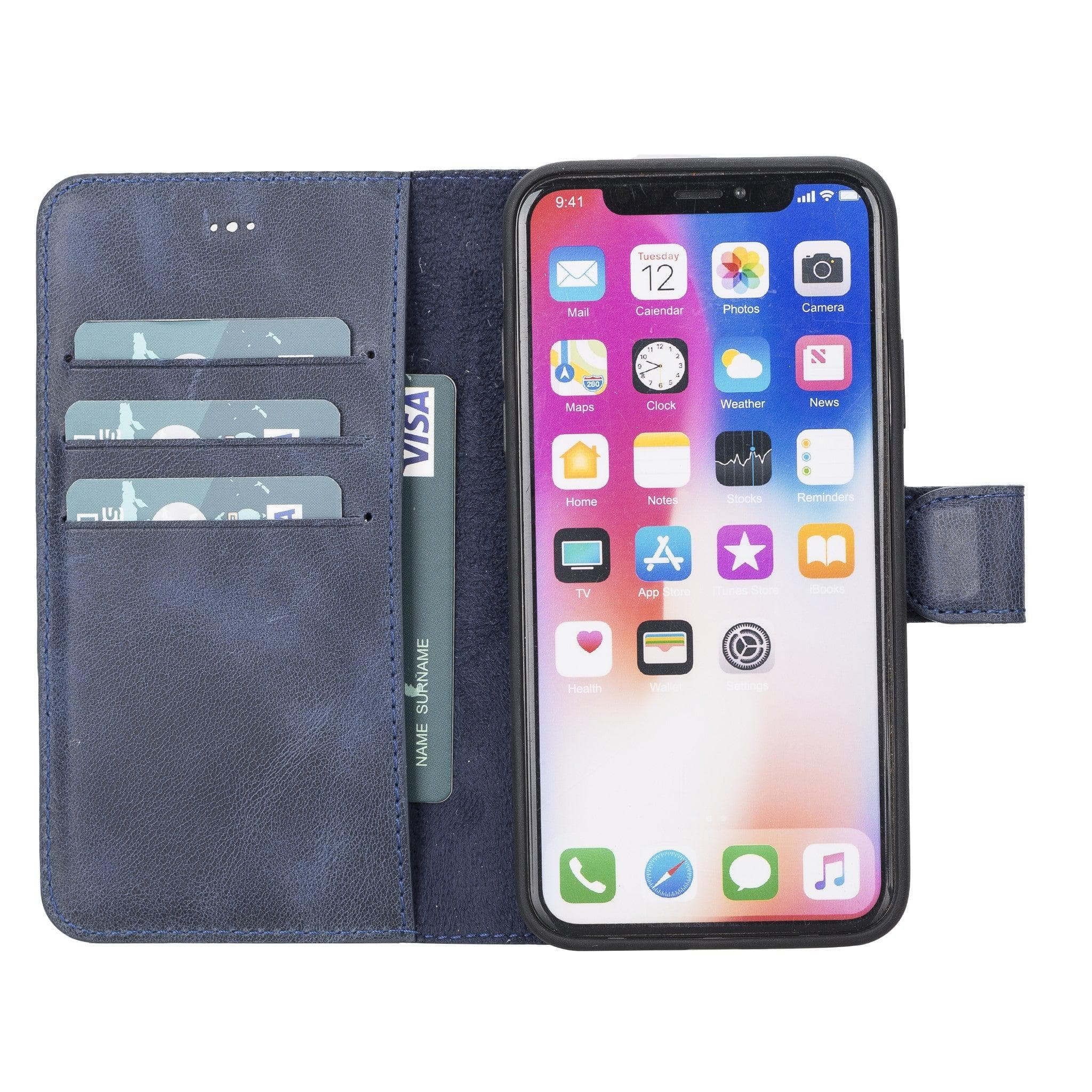 Magic iPhone XR Detachable Leather Wallet Case