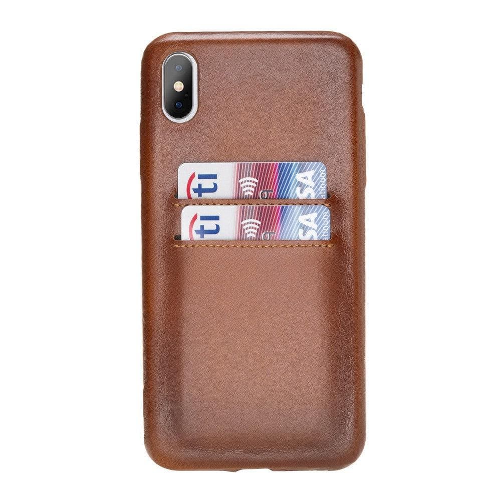 Ultra Cover iPhone X / XS Leather Case with Card Holder