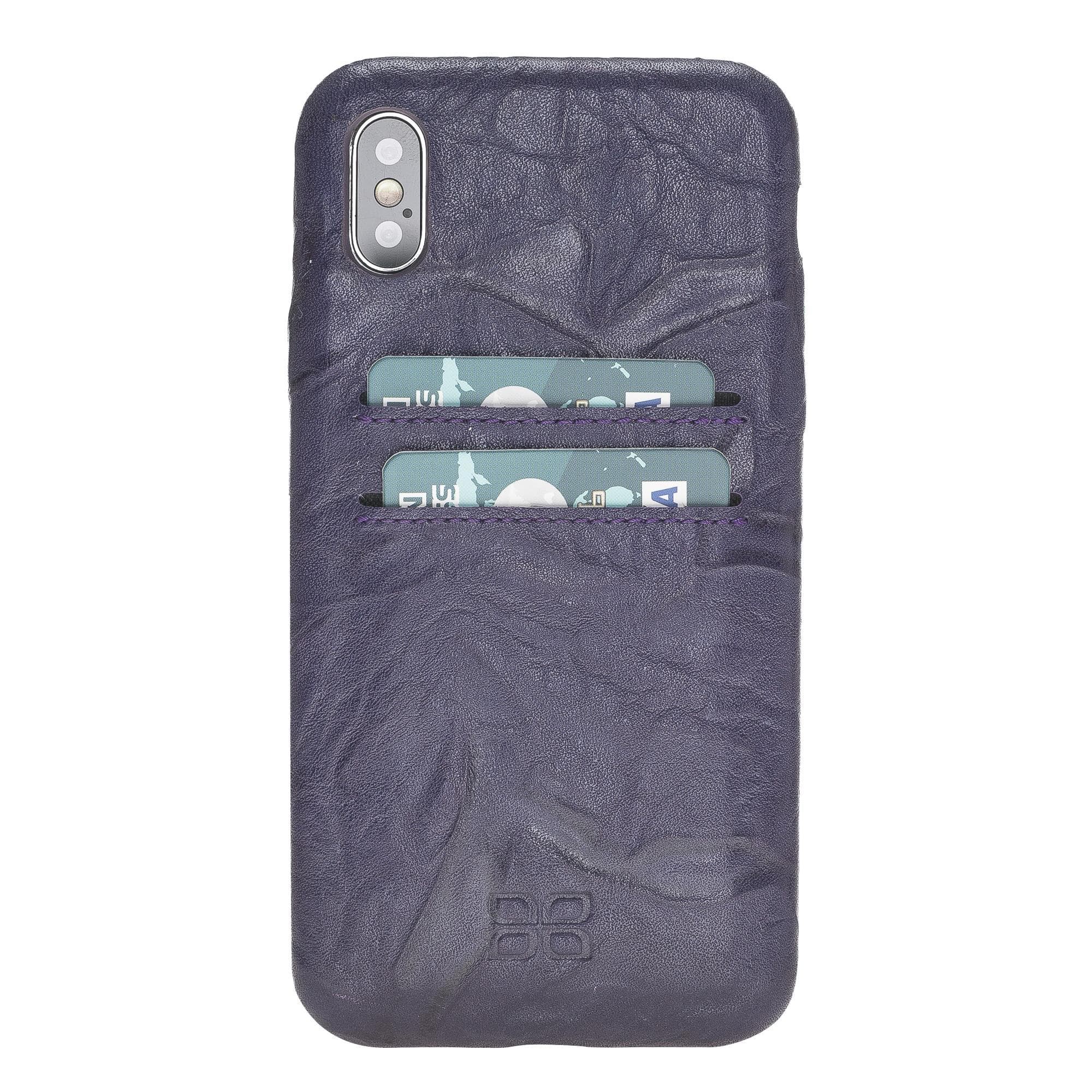 Ultra Cover iPhone X / XS Leather Case with Card Holder