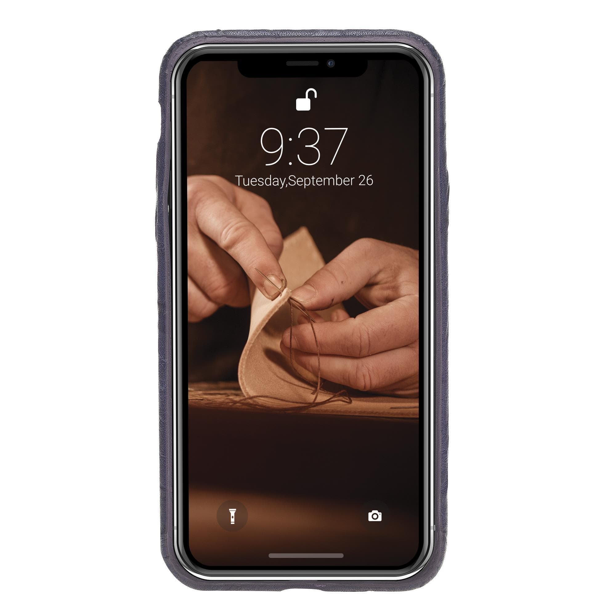 Ultra Cover iPhone X / XS Leather Case with Card Holder