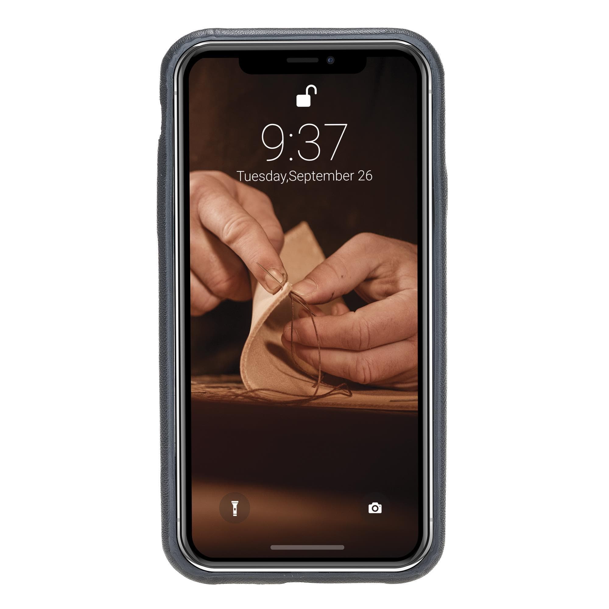 Ultra Cover iPhone X / XS Leather Case with Card Holder