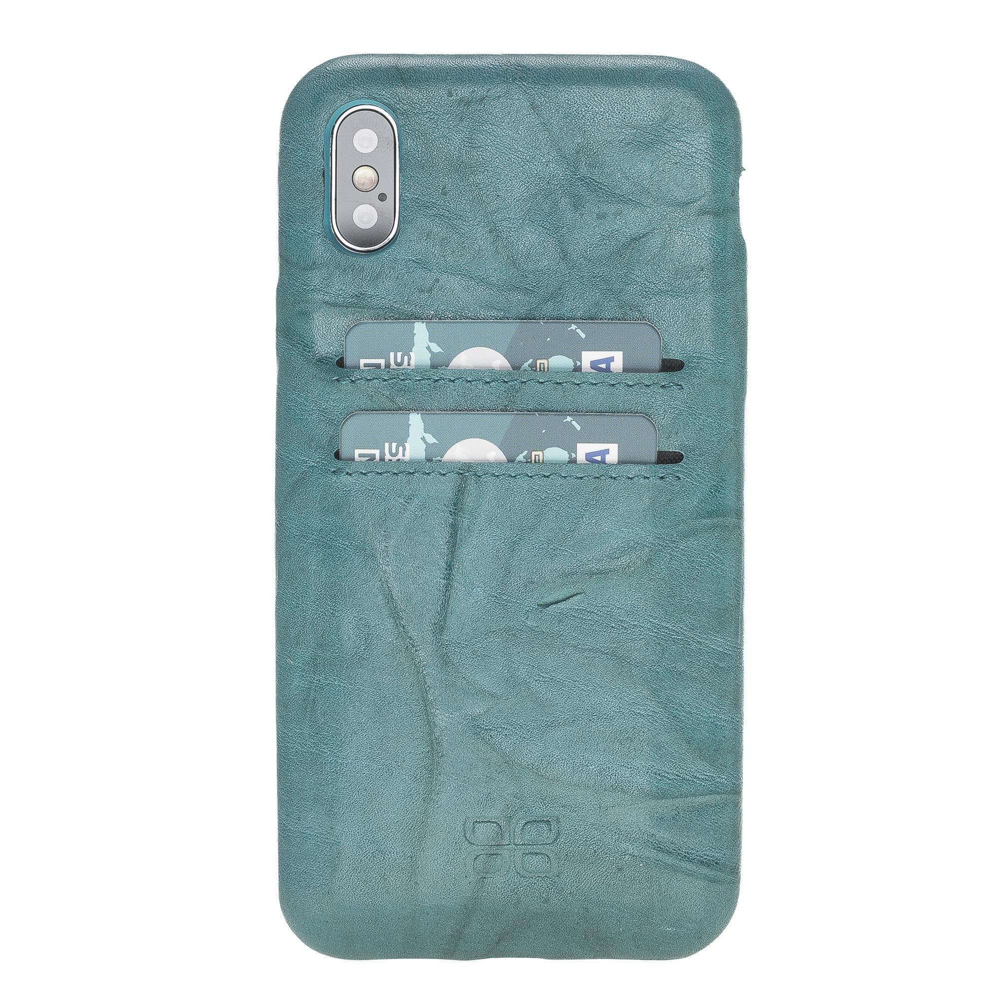 Ultra Cover iPhone X / XS Leather Case with Card Holder