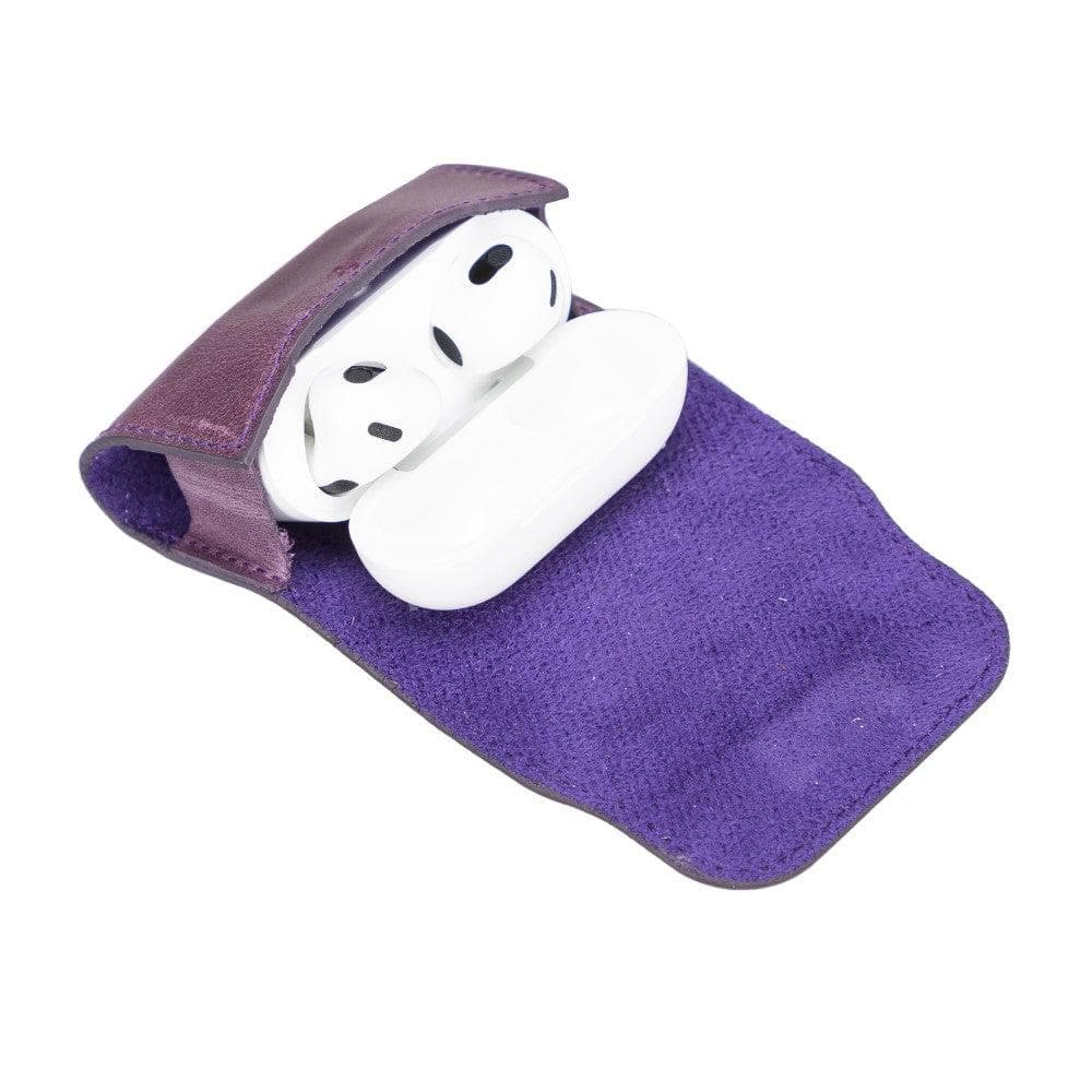 Mai Magnet AirPods Pro 1 and AirPods Pro 2 Leather Case with Hook
