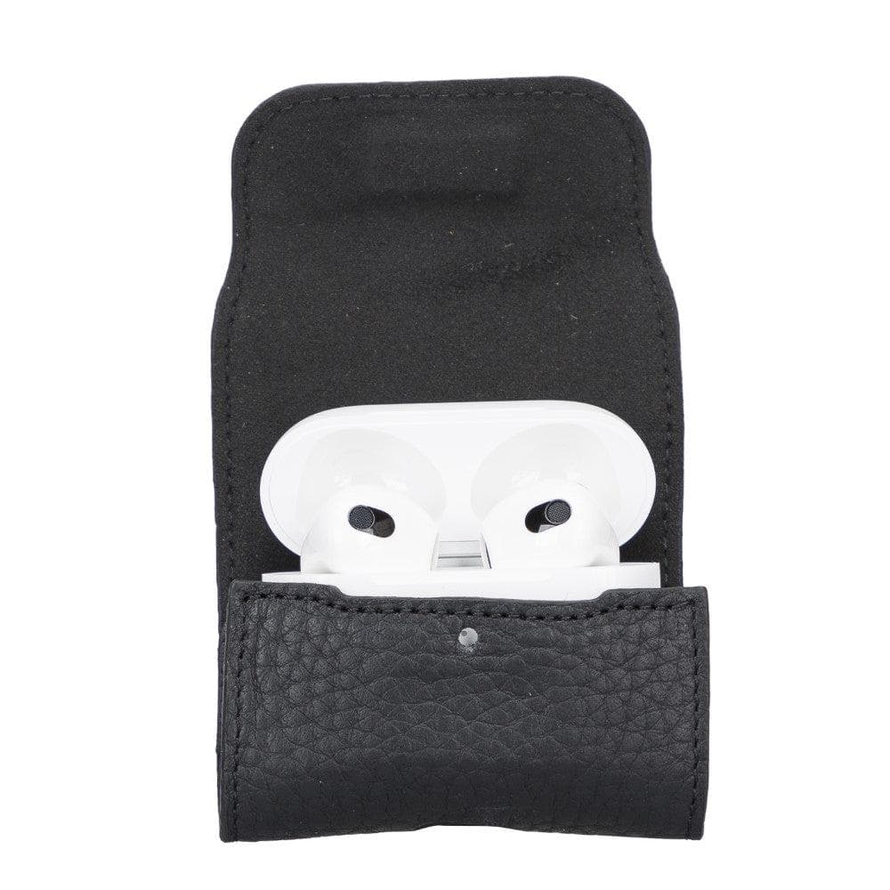 Mai Magnet AirPods 1 and AirPods 2 Leather Case with Hook
