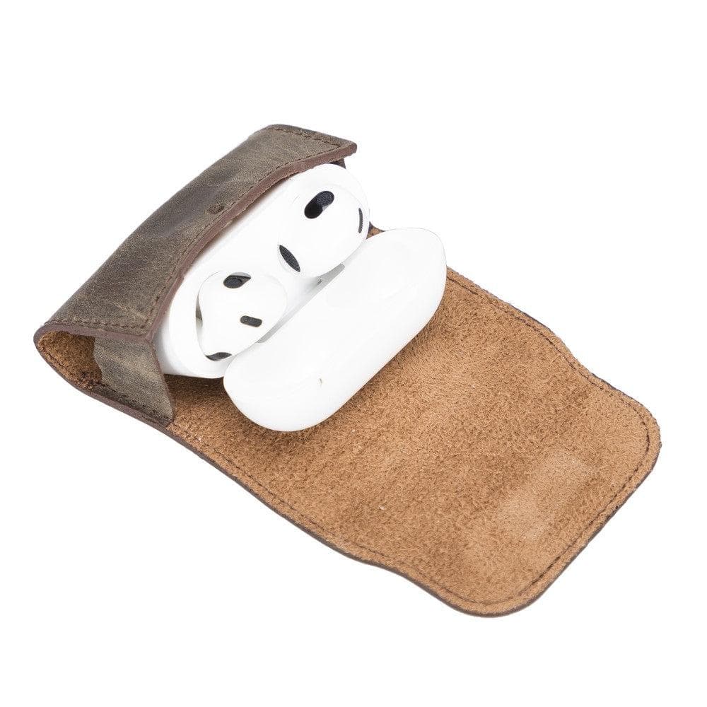 Mai Magnet AirPods Pro 1 and AirPods Pro 2 Leather Case with Hook