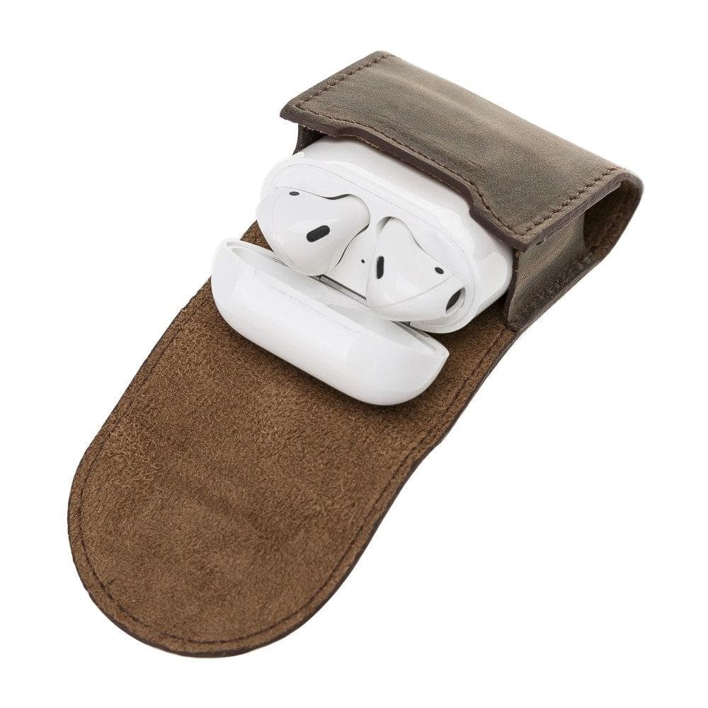 Mai Magnet AirPods Pro 1 and AirPods Pro 2 Leather Case with Hook
