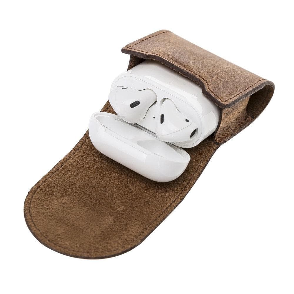 Mai Magnet AirPods Pro 1 and AirPods Pro 2 Leather Case with Hook
