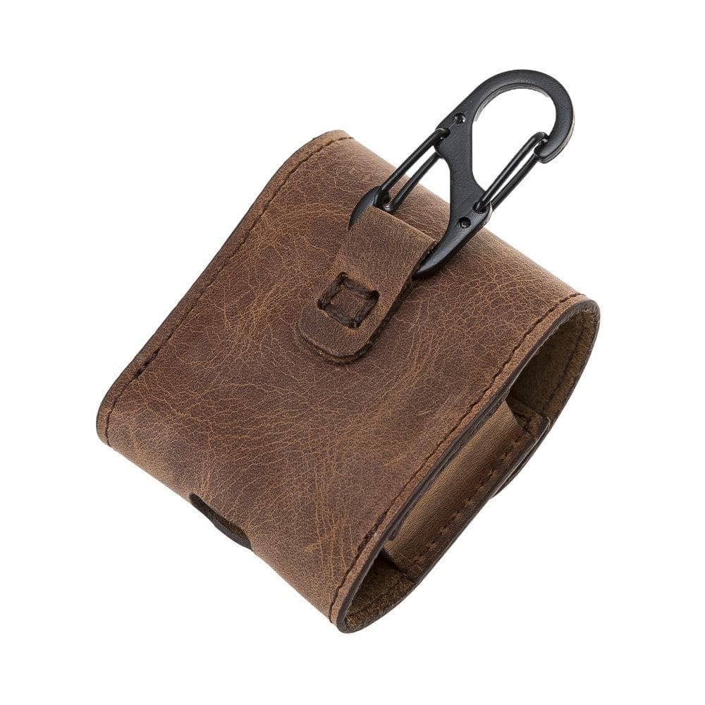Mai Magnet AirPods 1 and AirPods 2 Leather Case with Hook
