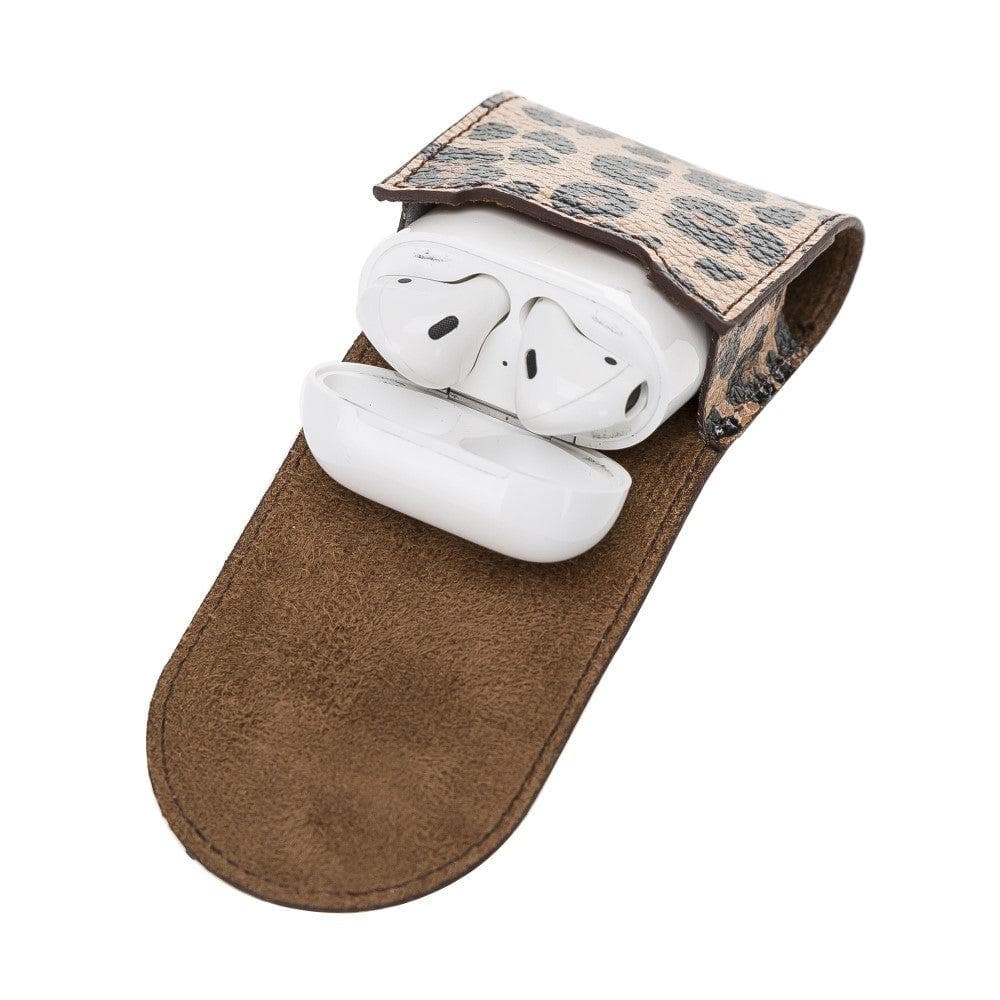 Mai Magnet AirPods 1 and AirPods 2 Leather Case with Hook